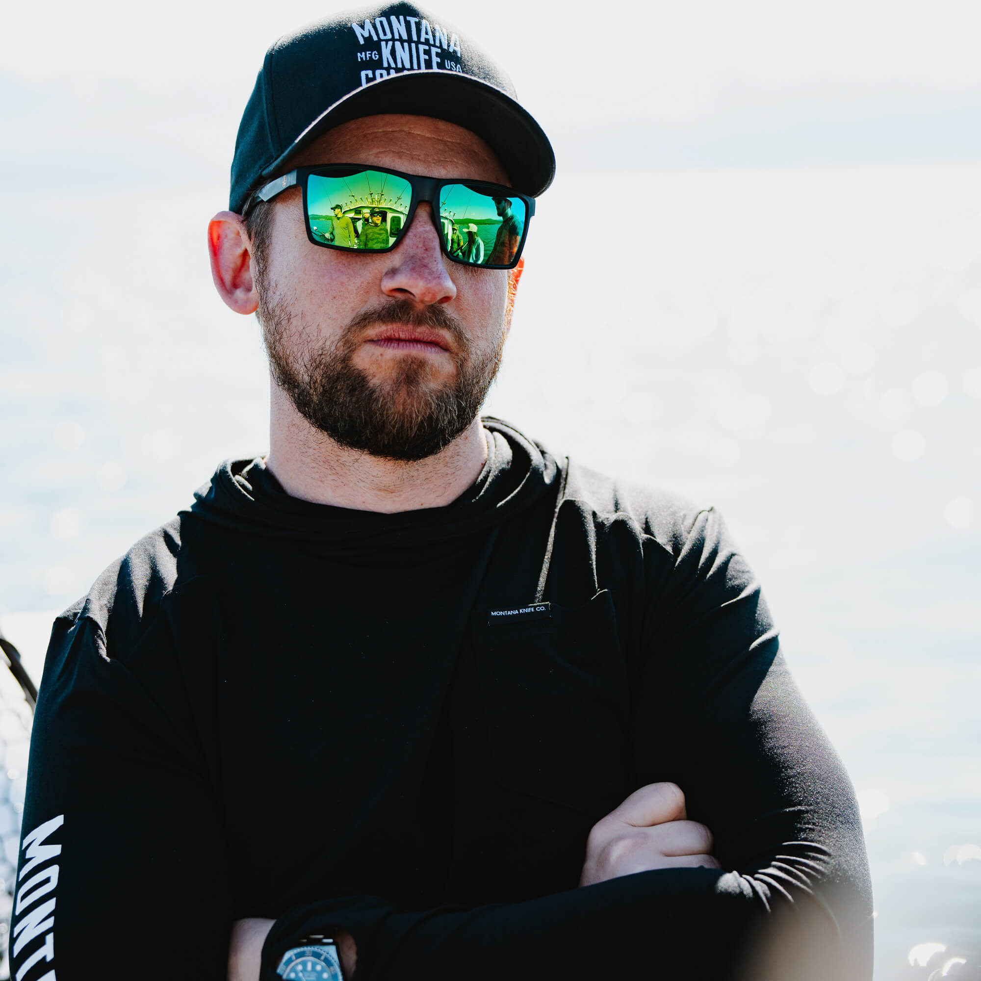 SUN RIVER BAMBOO HOODIE - BLACK