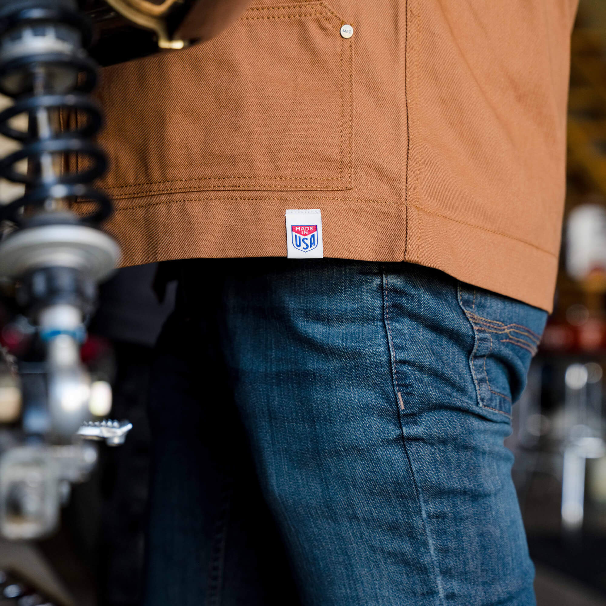 MKC WORK JACKET - RUST - USA MADE