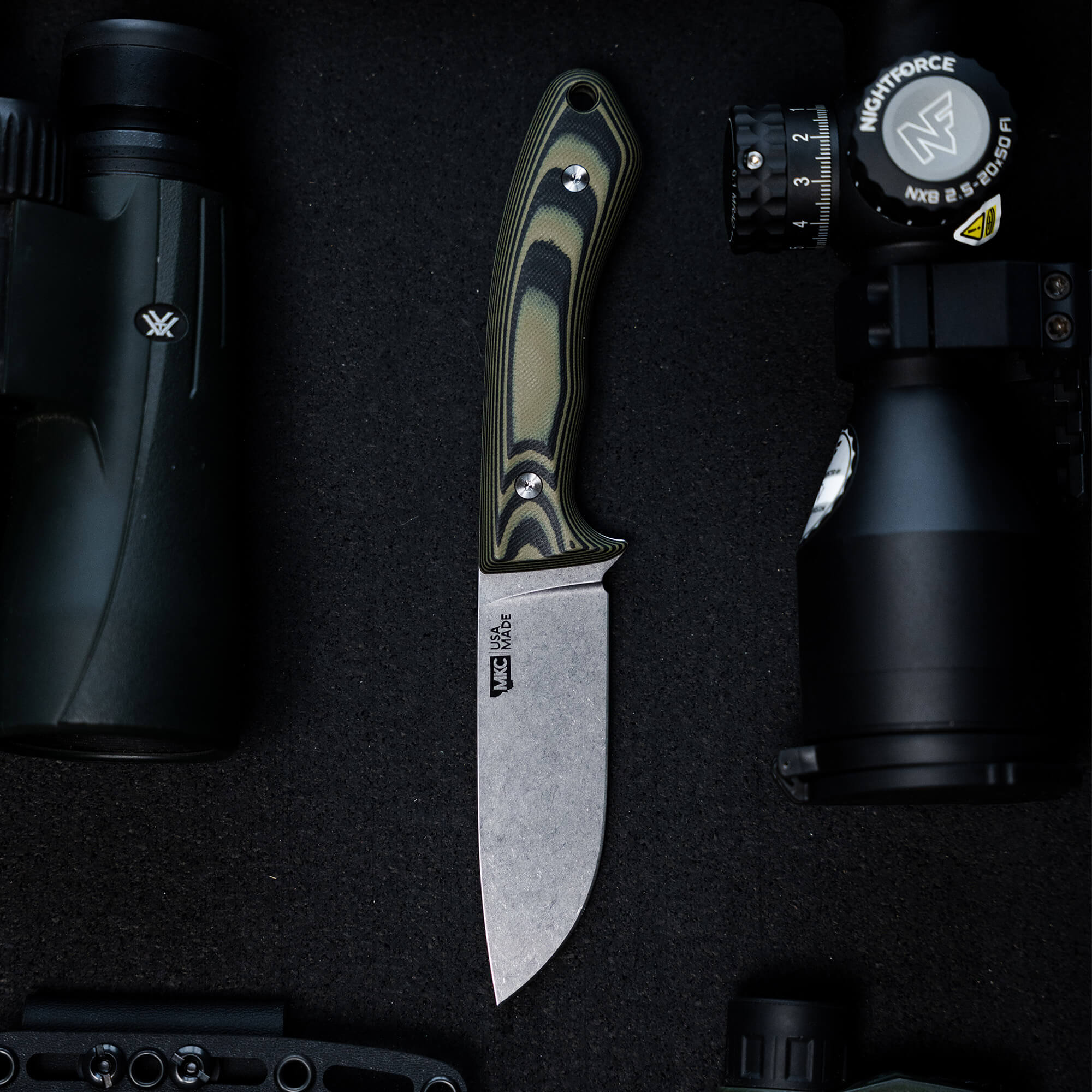 MULE DEER - GREEN & BLACK