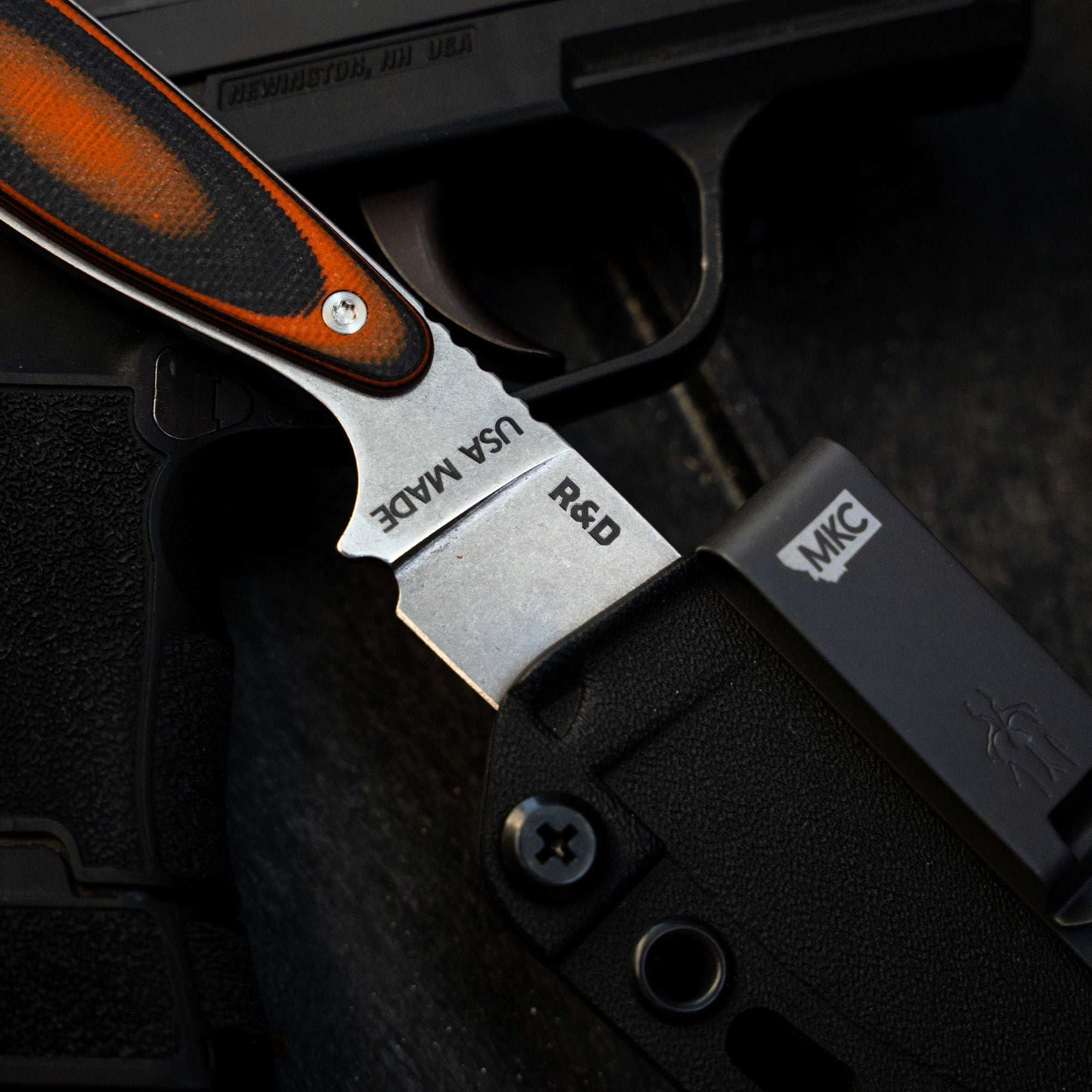 CASTLE ROCK - ORANGE & BLACK