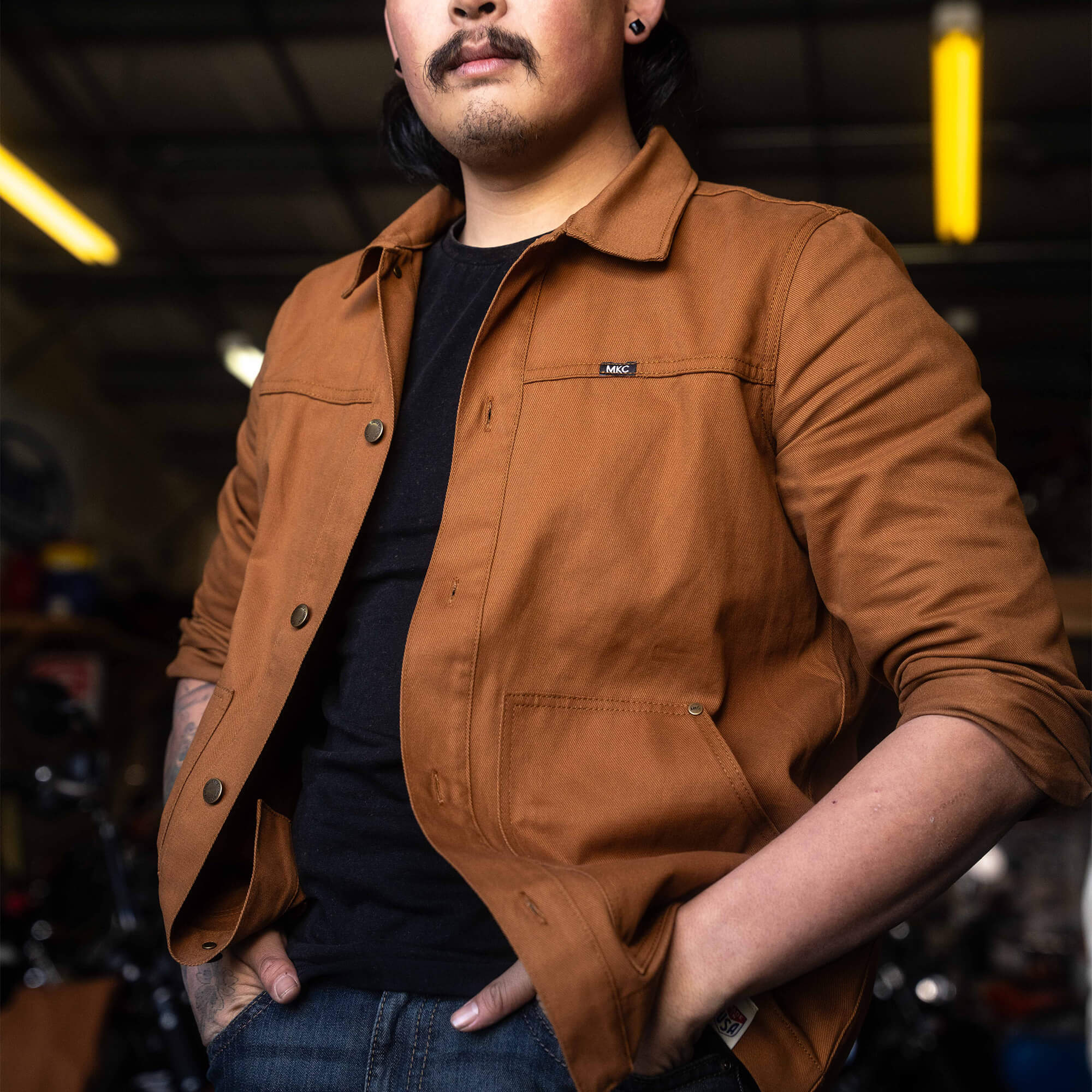 MKC WORK JACKET - RUST - USA MADE
