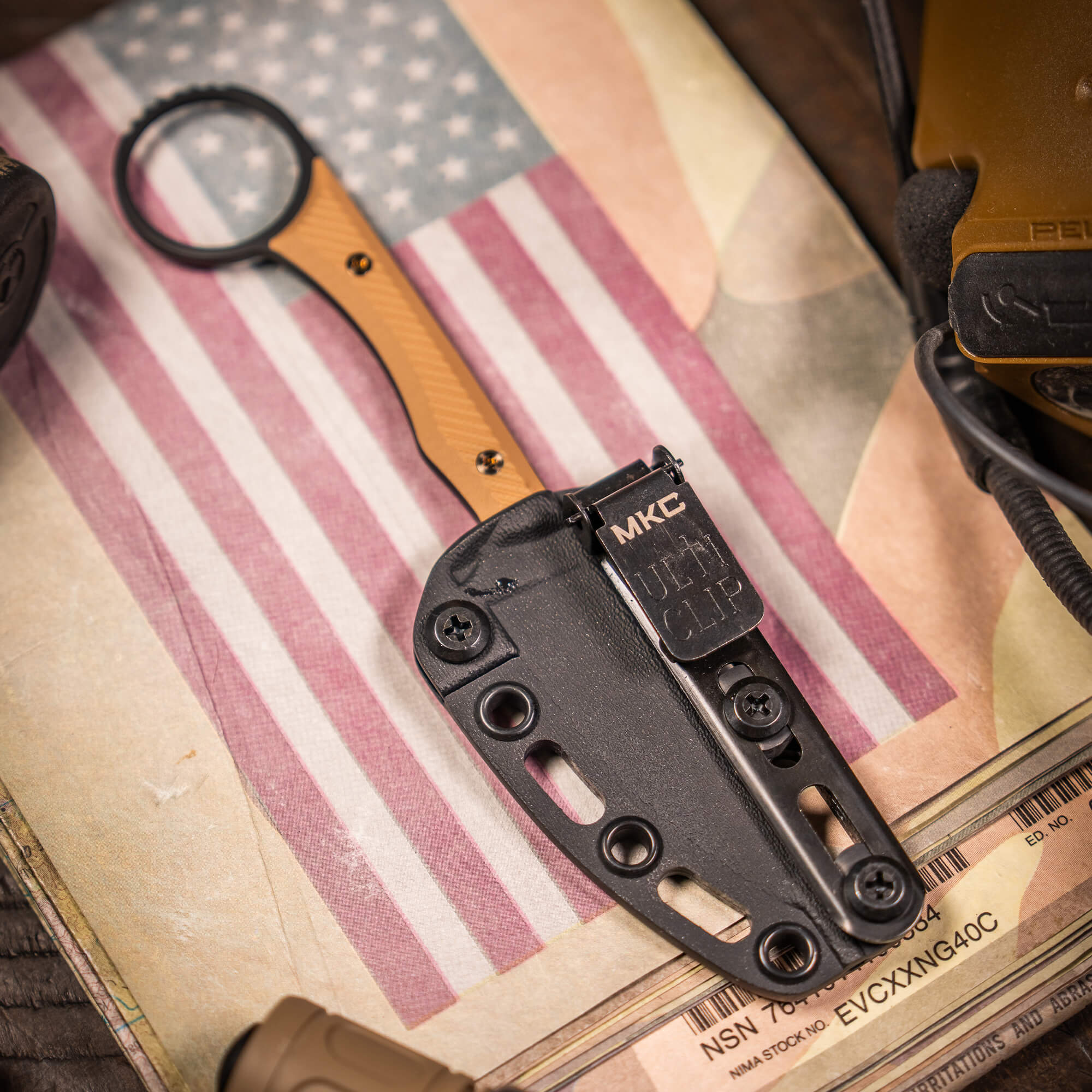 MINI WARGOAT ADDITIONAL KYDEX SHEATH - BLACK