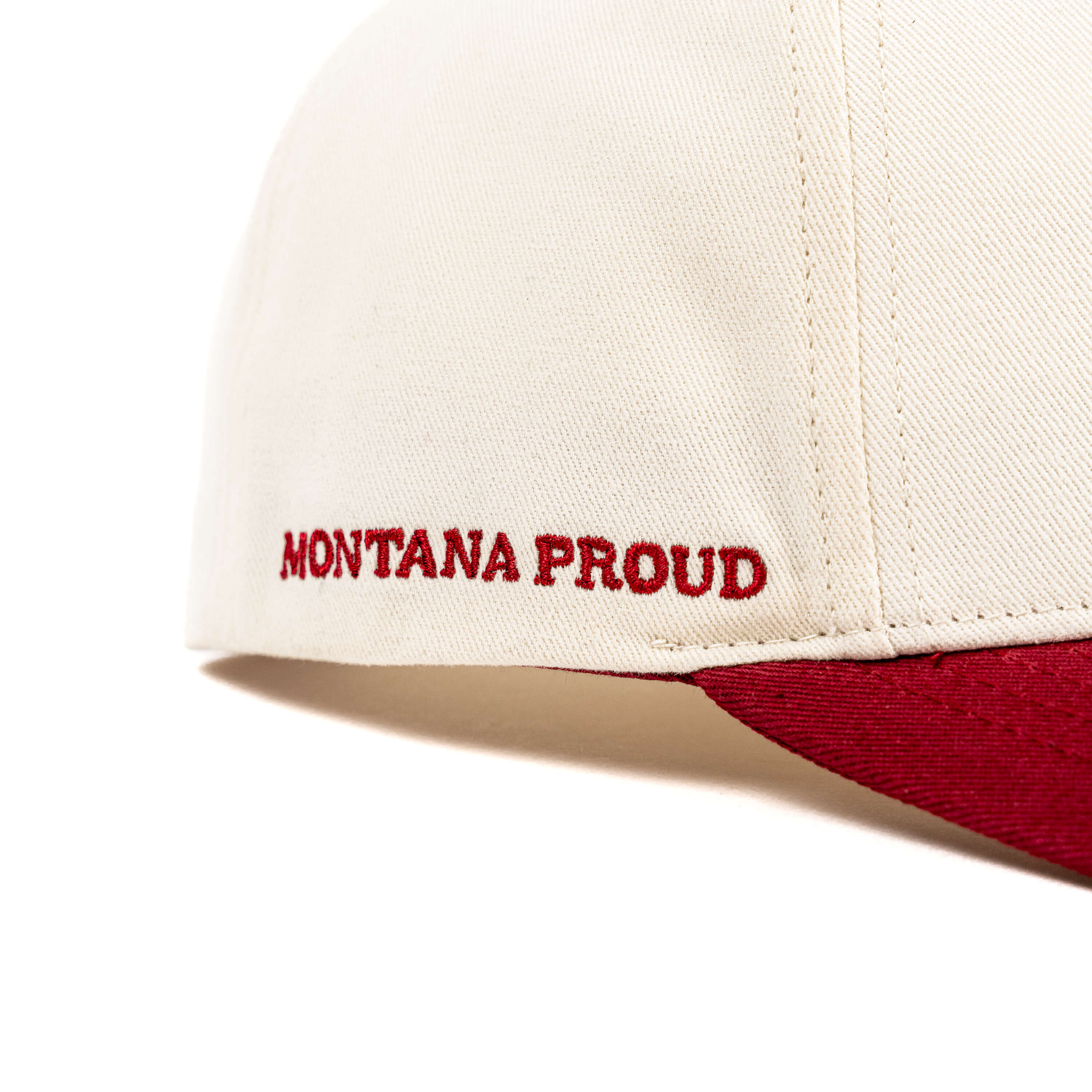 MKC UNIVERSITY HAT - IVORY/MAROON