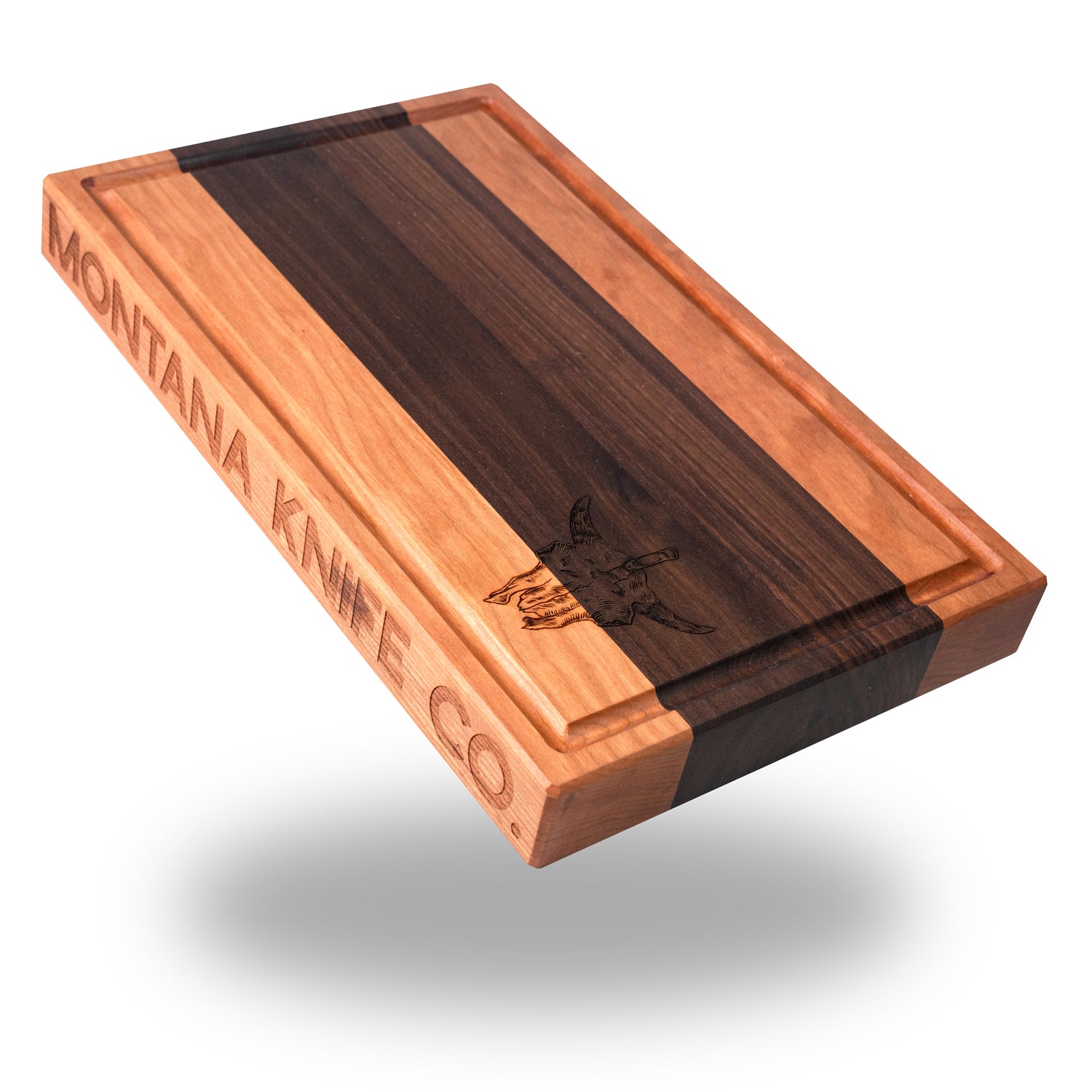 MKC CUTTING BOARD - DARK WOOD FINISH