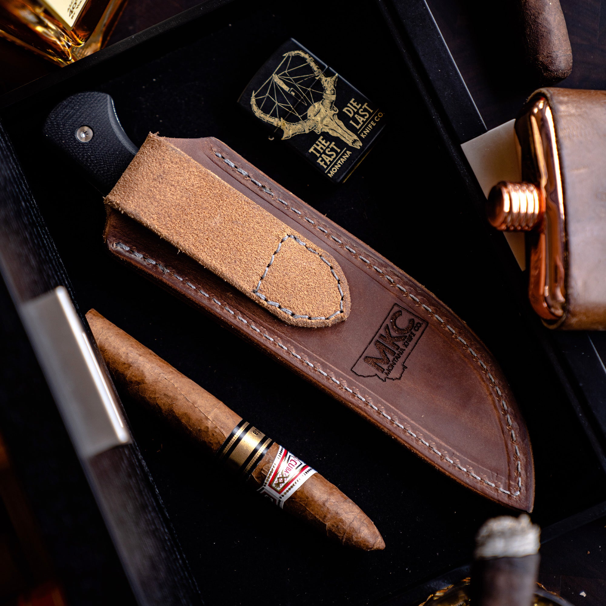 STONEWALL VERTICAL LEATHER SHEATH