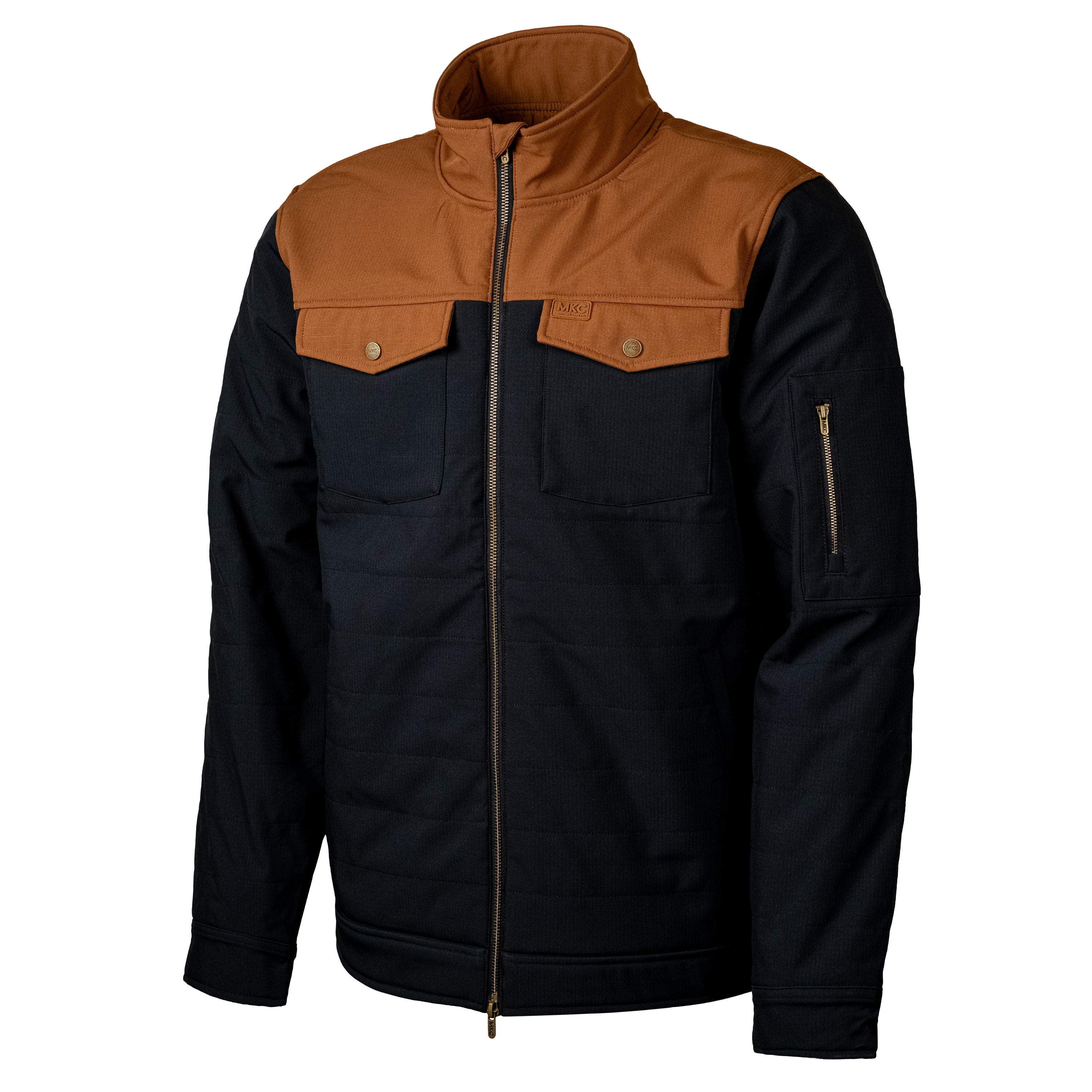 AUGUSTA JACKET - BLACK/COYOTE