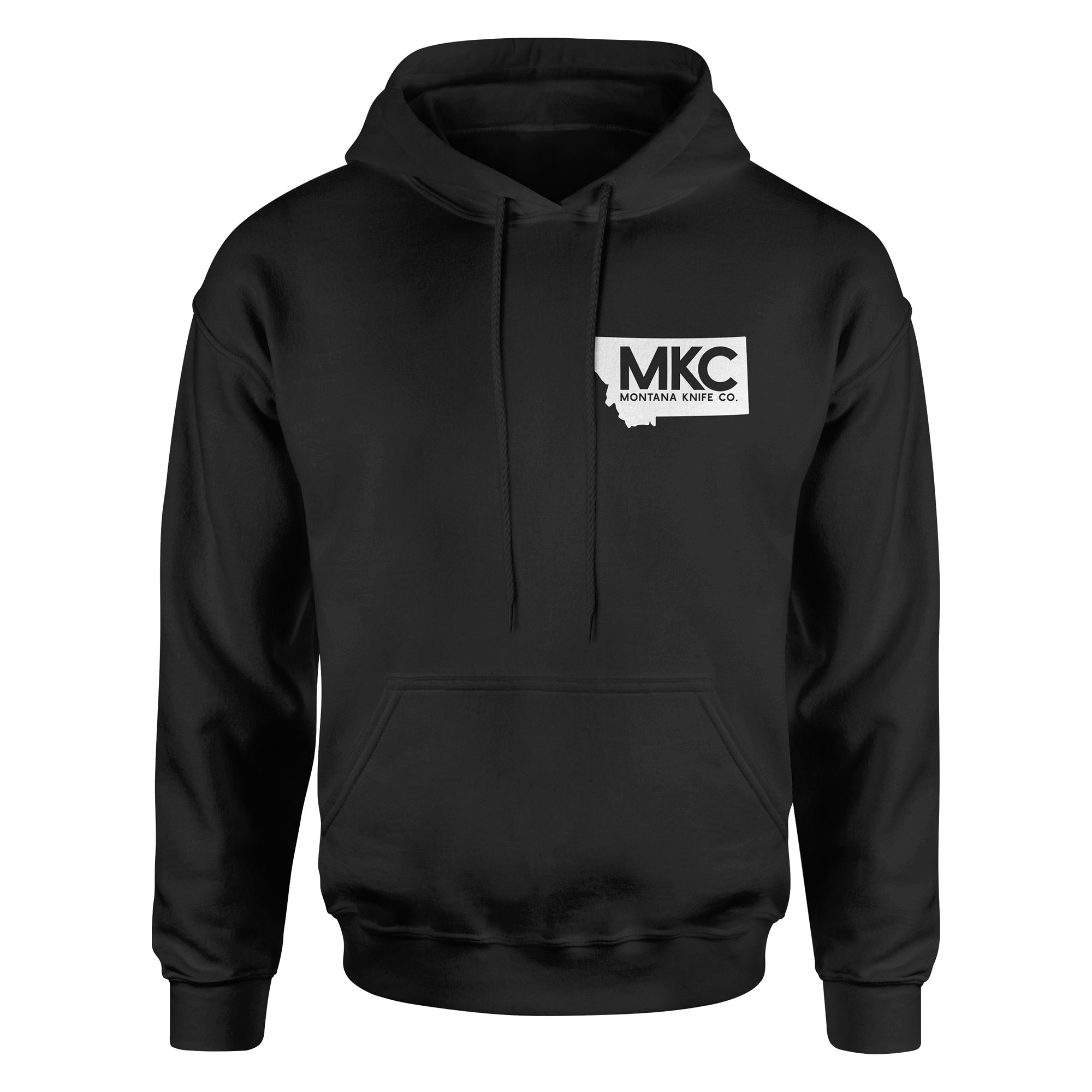 MKC BISON SKULL HOODIE - BLACK