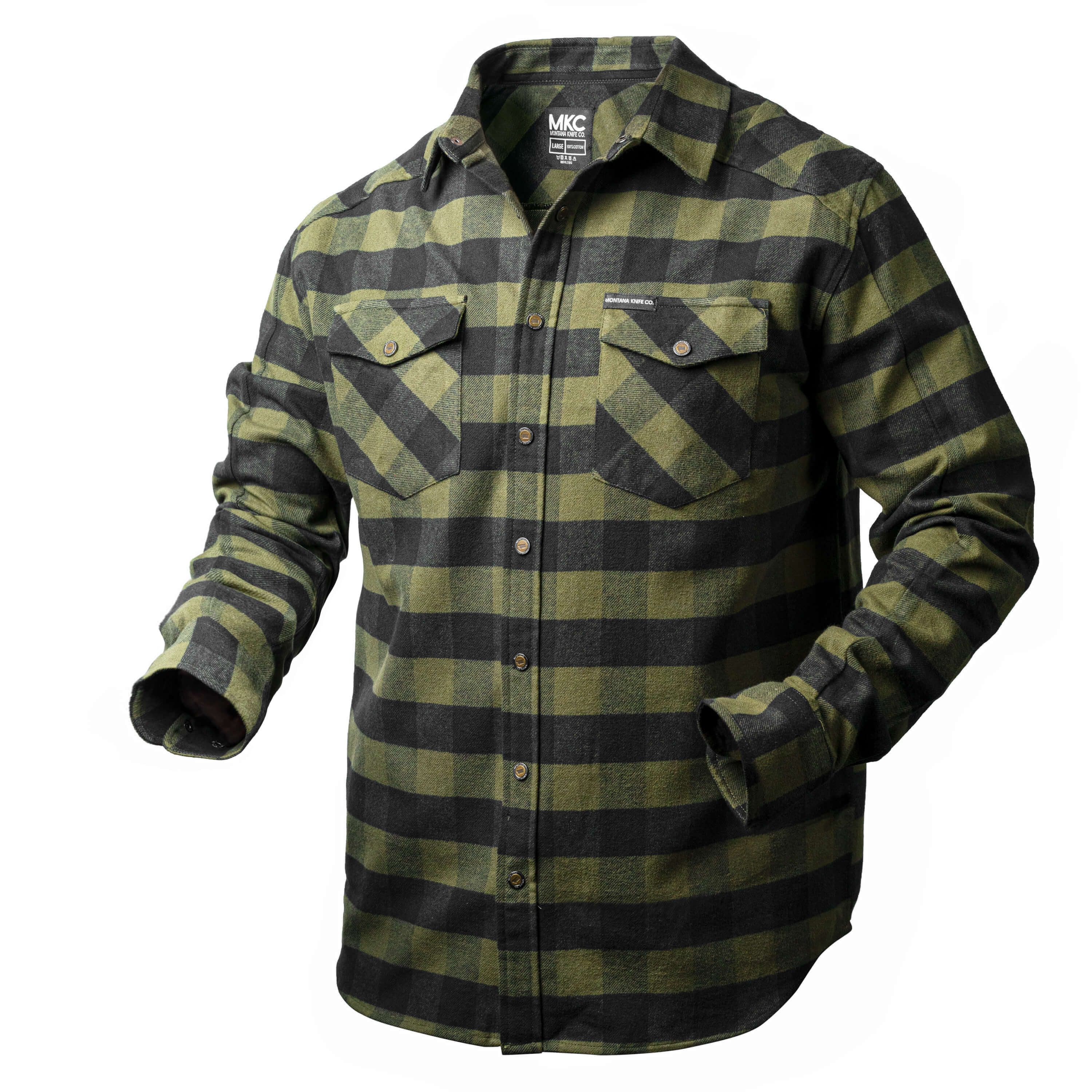 MKC HEAVYWEIGHT FLANNEL - OLIVE