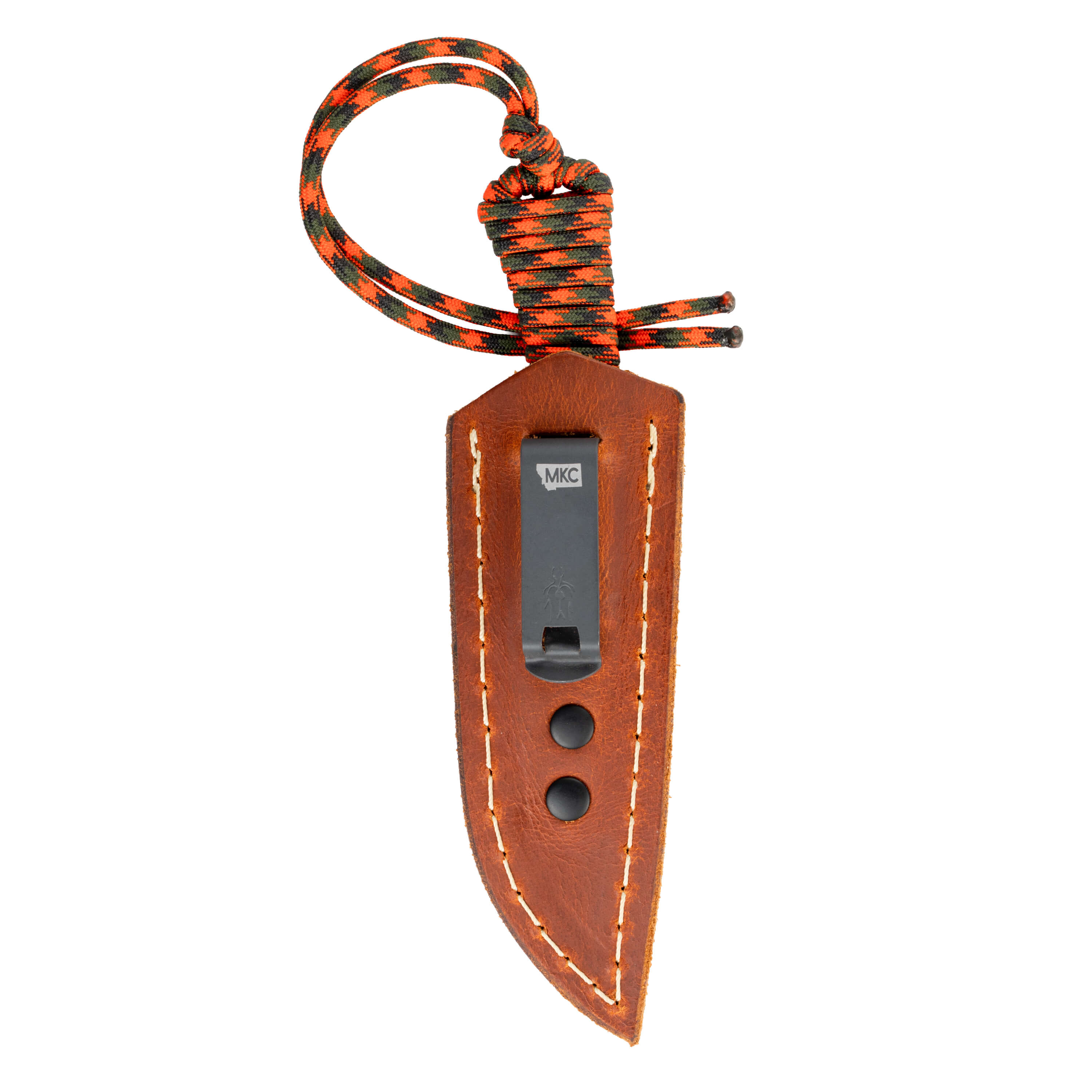 MINI STONED GOAT LEATHER SHEATH - CONCEALED POCKET CARRY