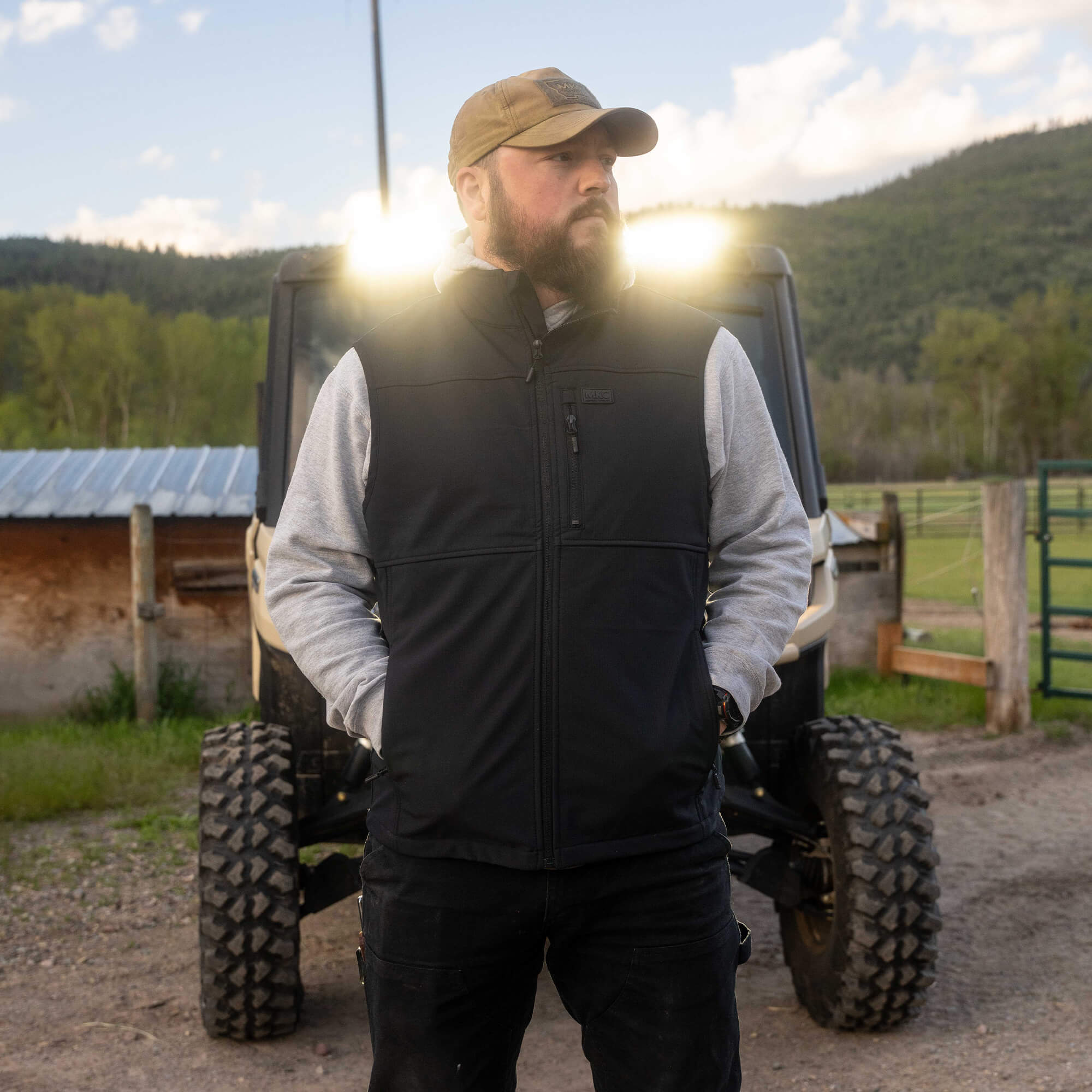 REXFORD RIPSTOP VEST - BLACK