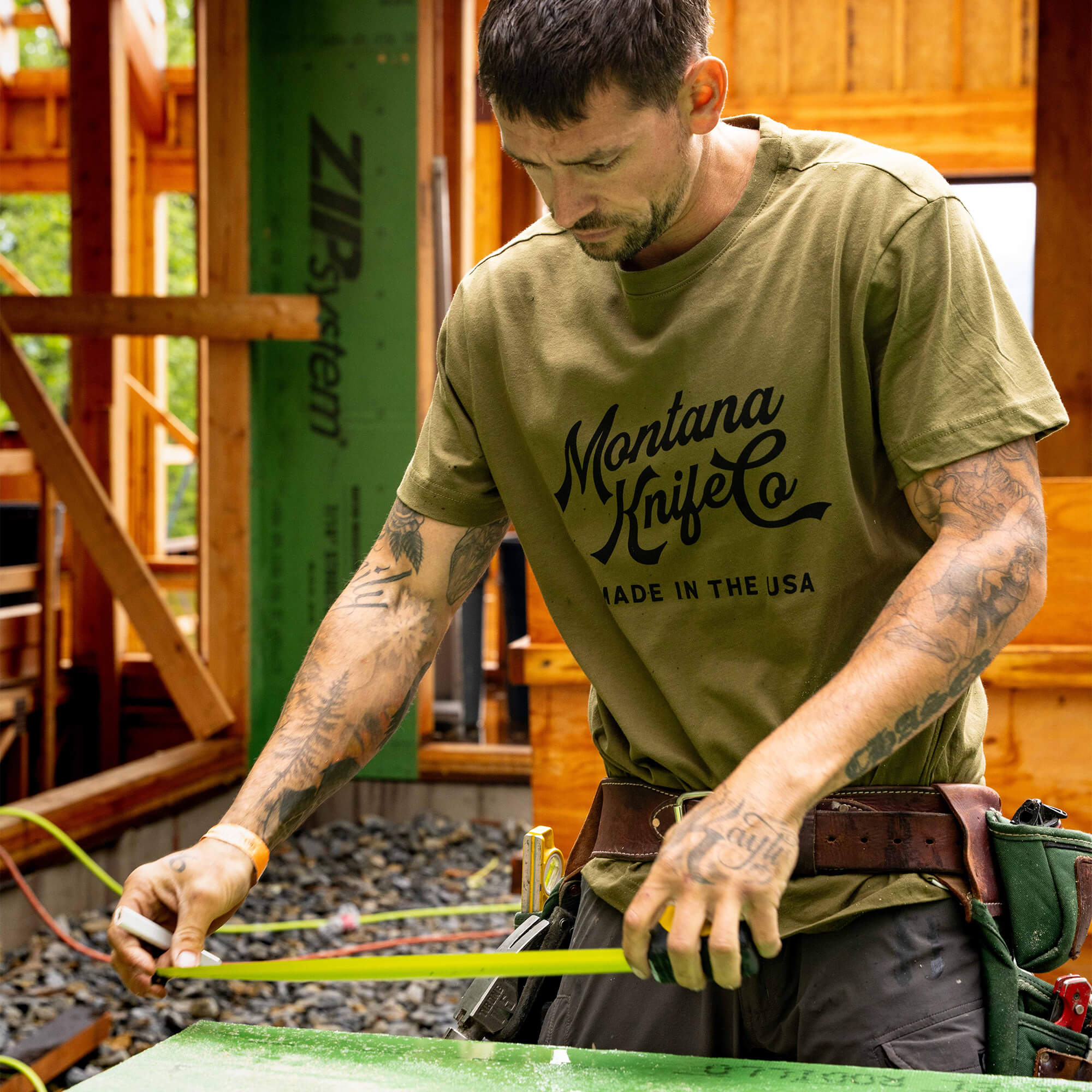 MKC HERITAGE TEE - USA MADE - OLIVE