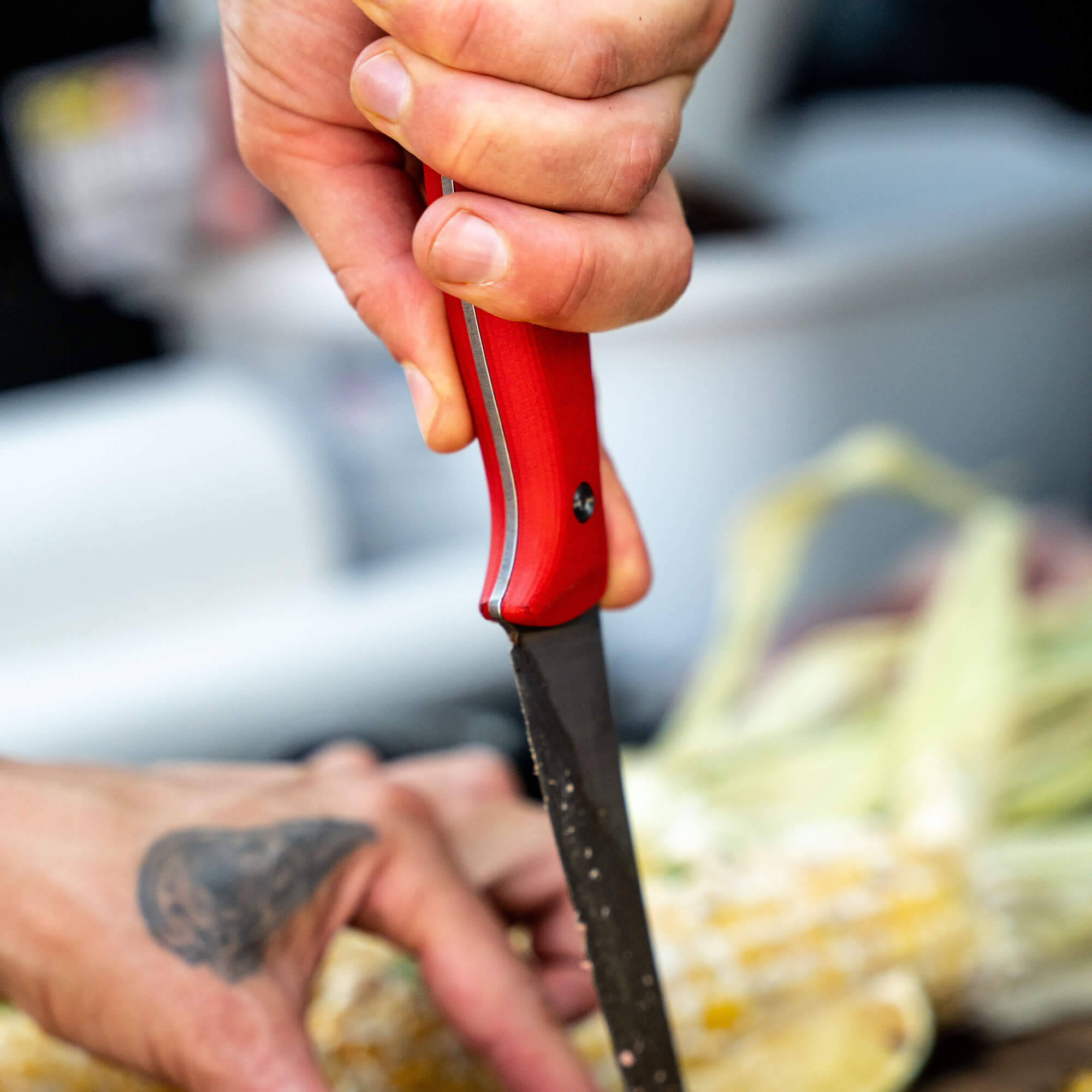 BONING BUTCHER KNIFE - RED