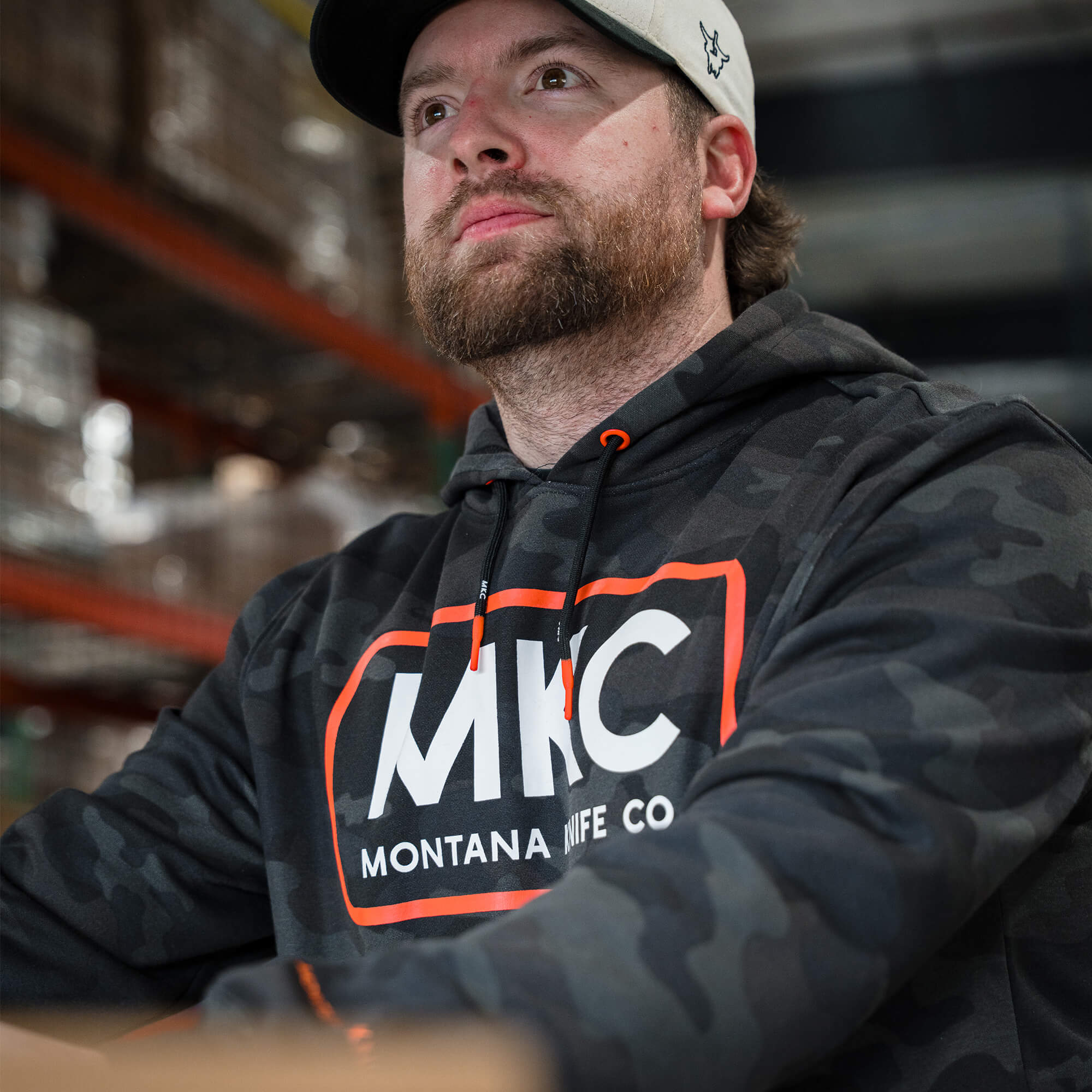 MKC FLEECE HOODIE - DARK WOODLAND CAMO