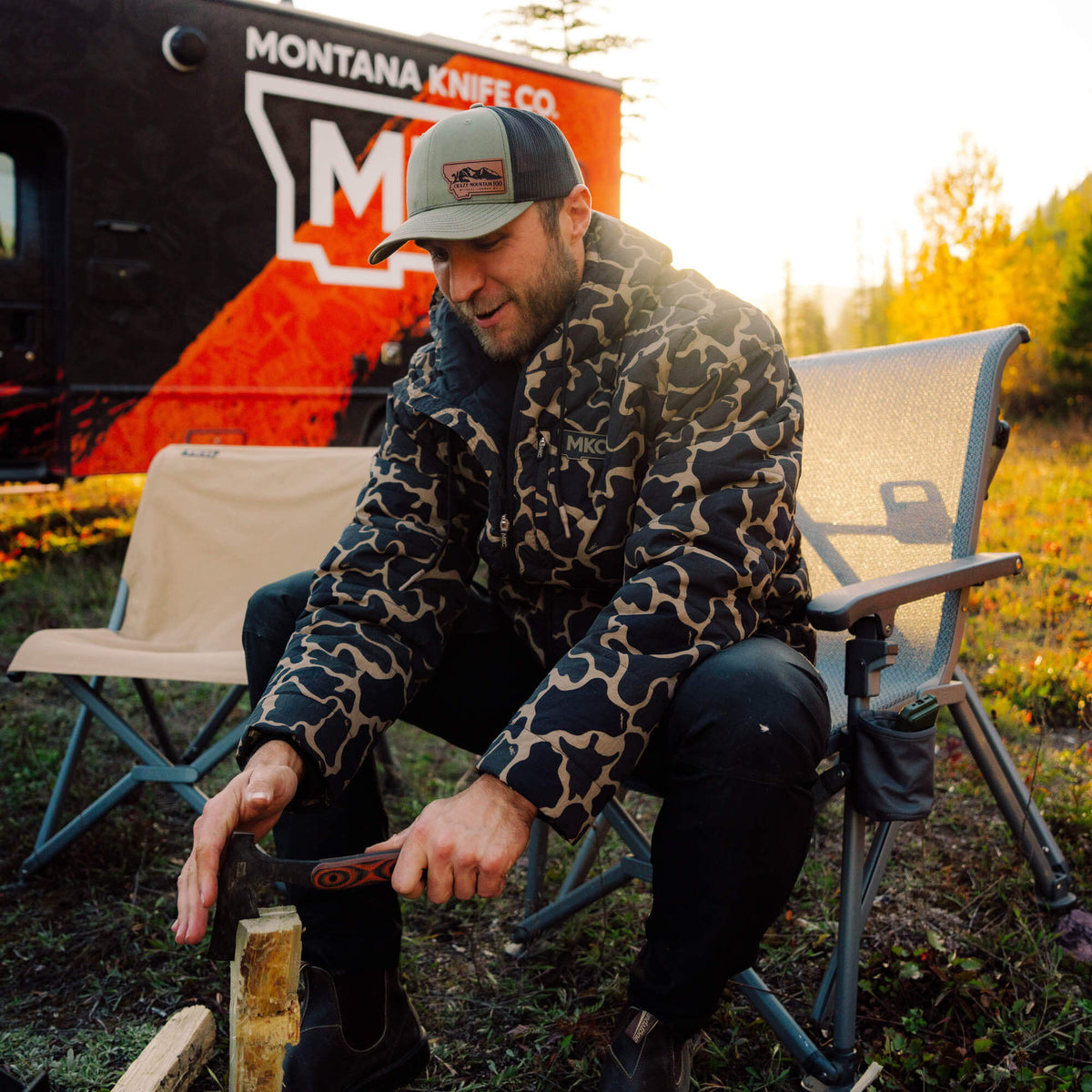 GRINNELL PUFFY ZIP JACKET 2.0 - CAMO
