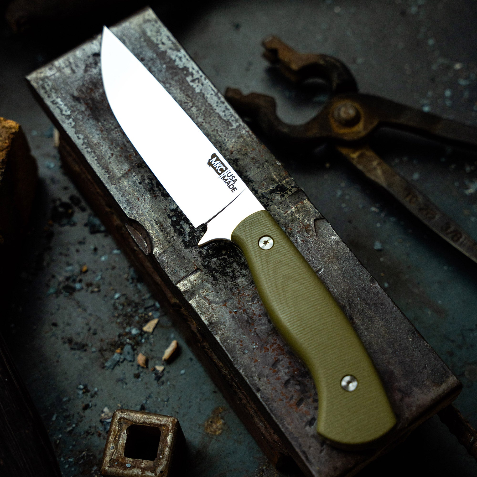 MAGNACUT SUPER CUB - DROP POINT HUNTER - OLIVE