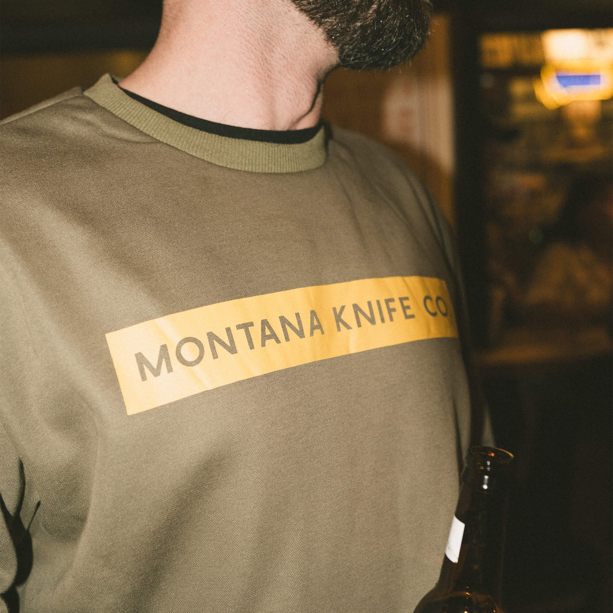 MKC CREWNECK SWEATSHIRT - OLIVE