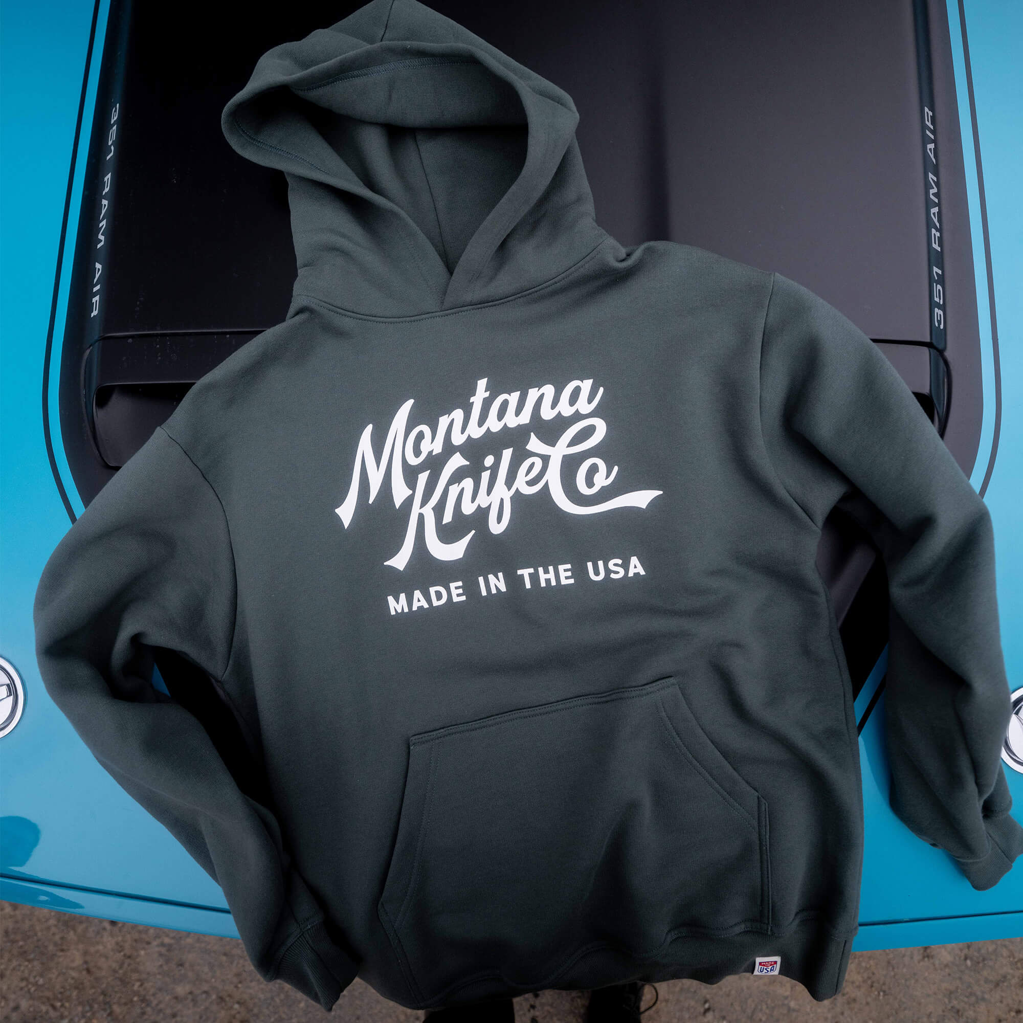 MKC HERITAGE HOODIE - USA MADE - GREEN