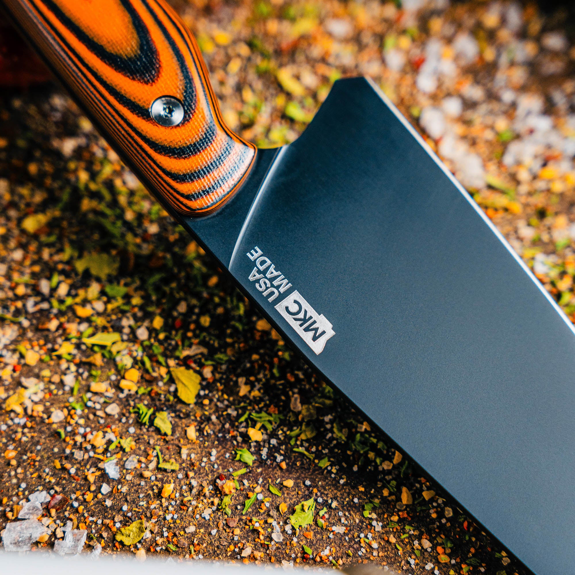 MEAT CHURCH CHEF KNIFE - ORANGE & BLACK