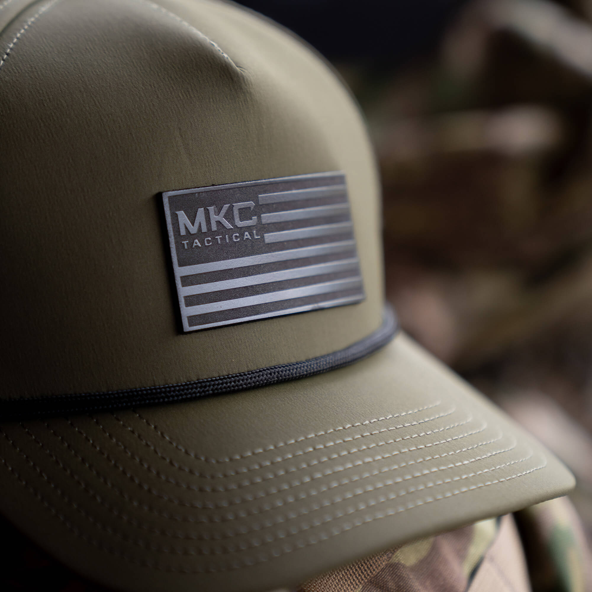 MKC TACTICAL OLD GLORY ROPE HAT - LODEN