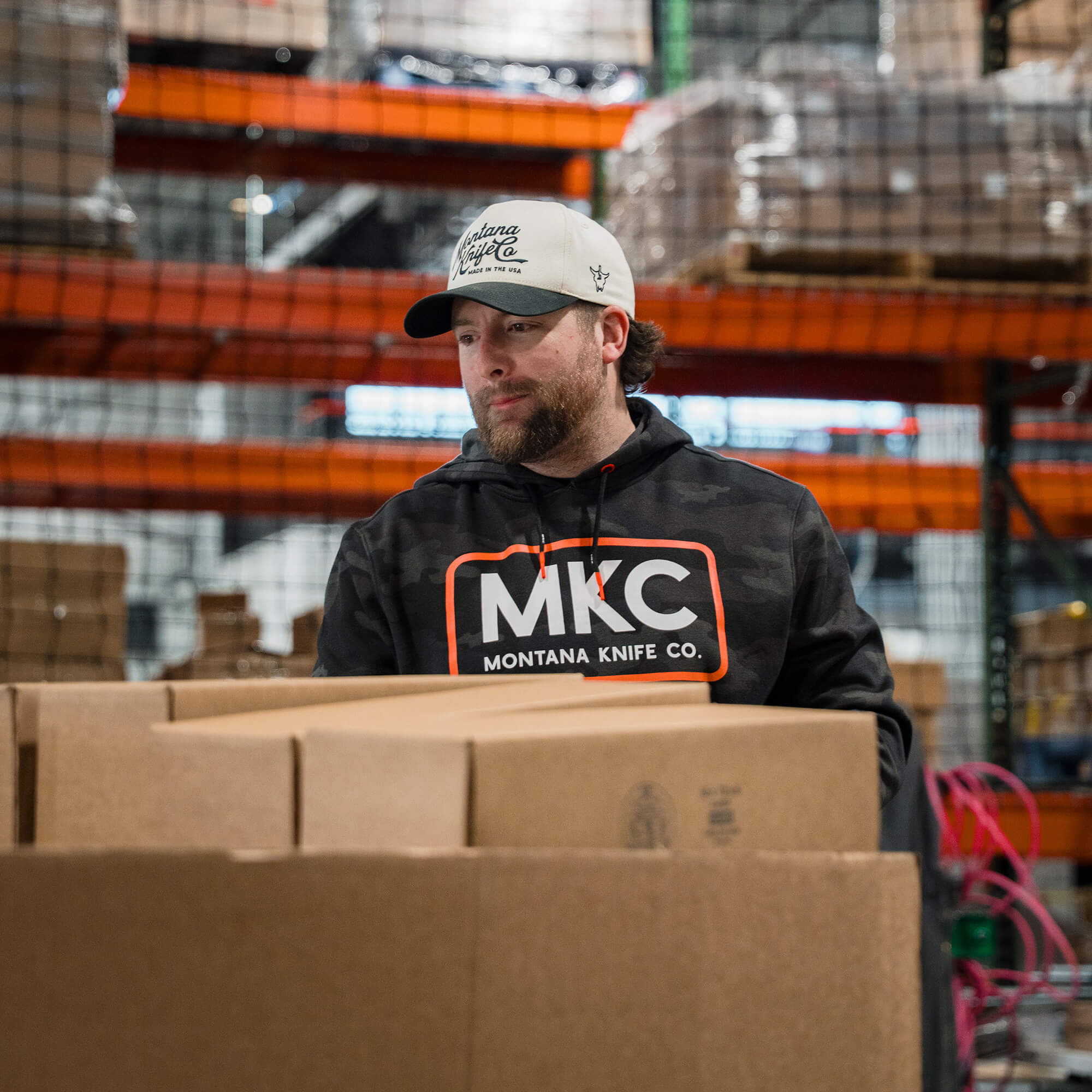 MKC FLEECE HOODIE - DARK WOODLAND CAMO