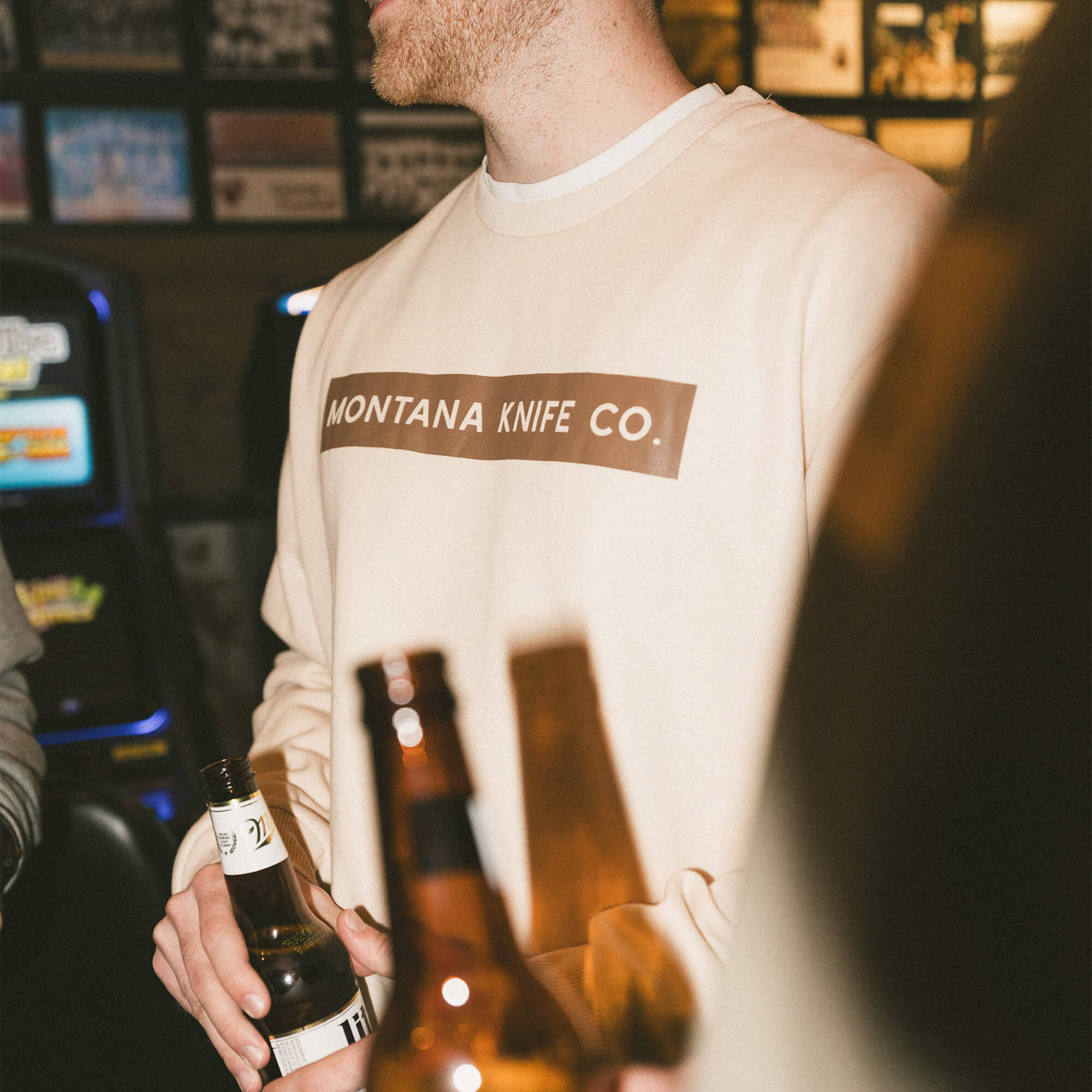 MKC CREWNECK SWEATSHIRT - NATURAL