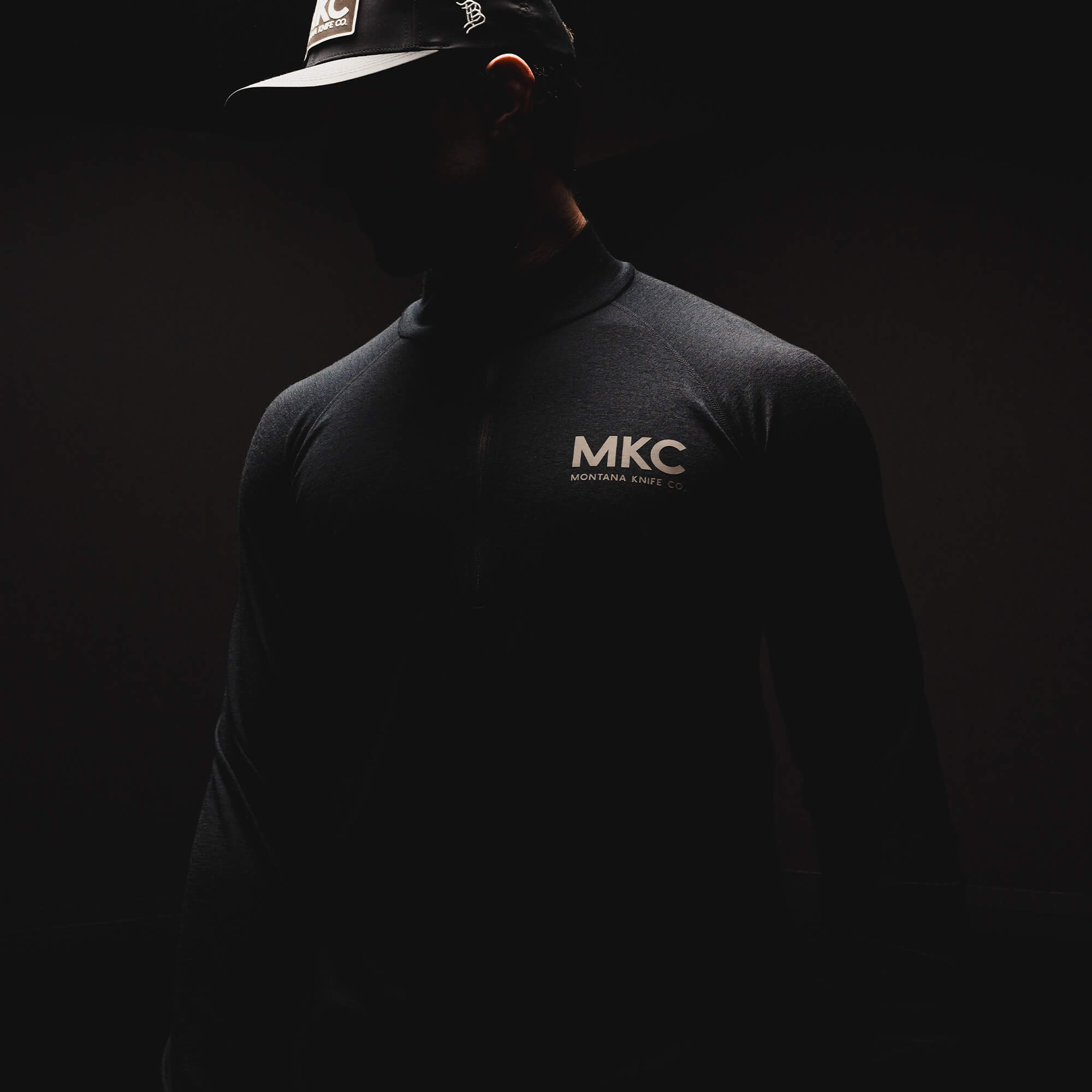 RANGE LINE PRO QUARTER ZIP - BLACK