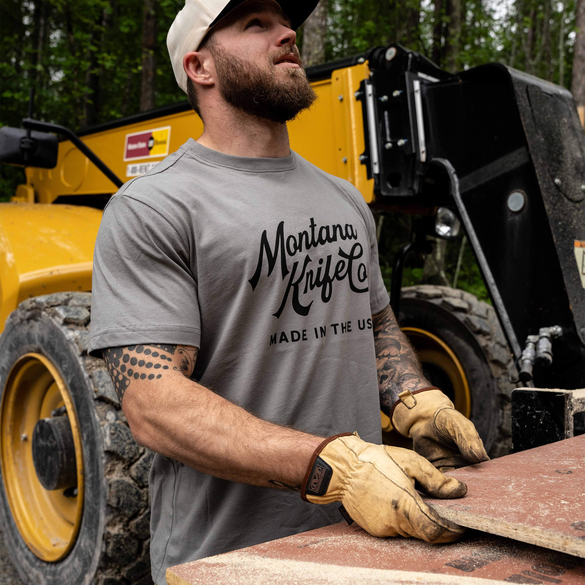 MKC HERITAGE TEE - USA MADE - STONE