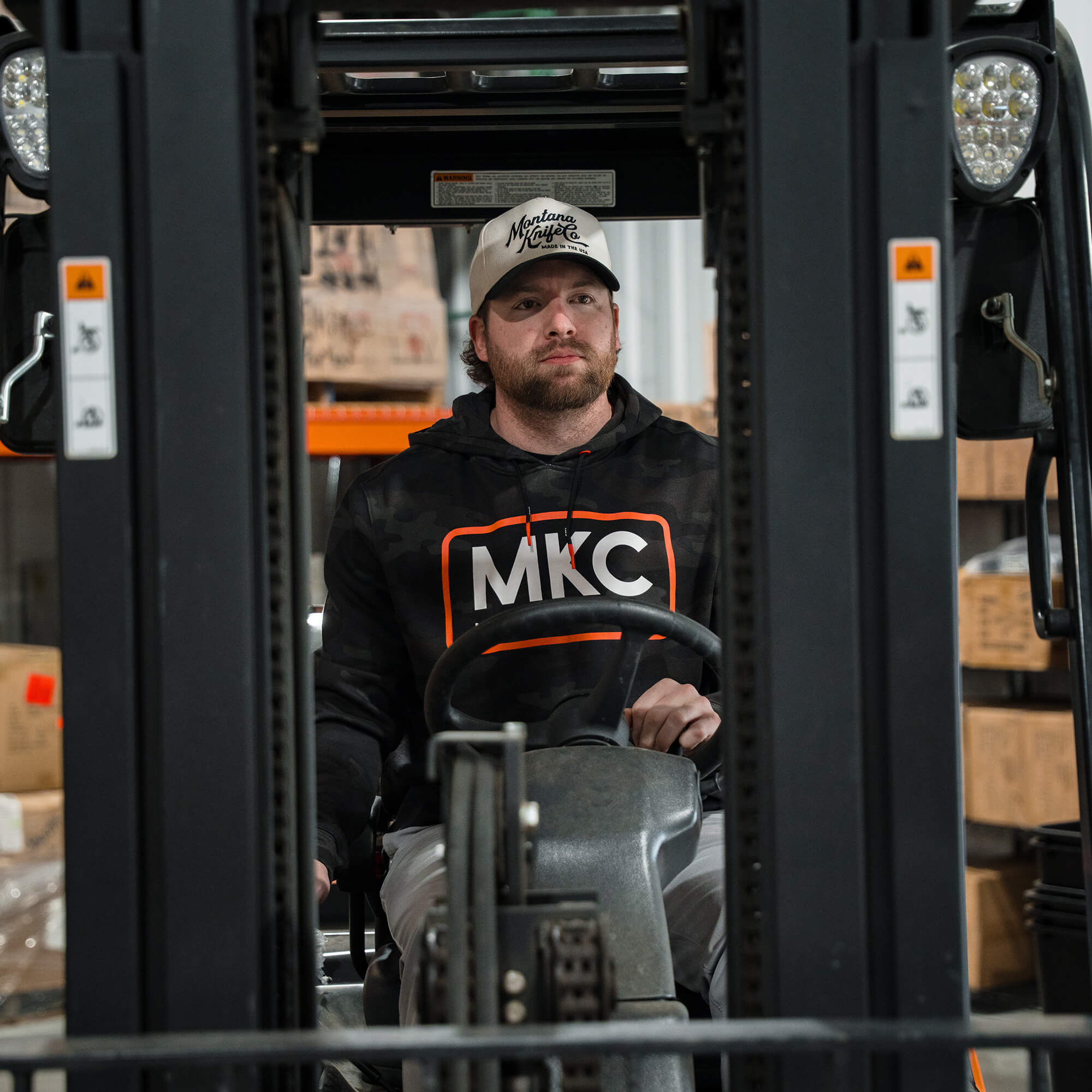 MKC FLEECE HOODIE - DARK WOODLAND CAMO