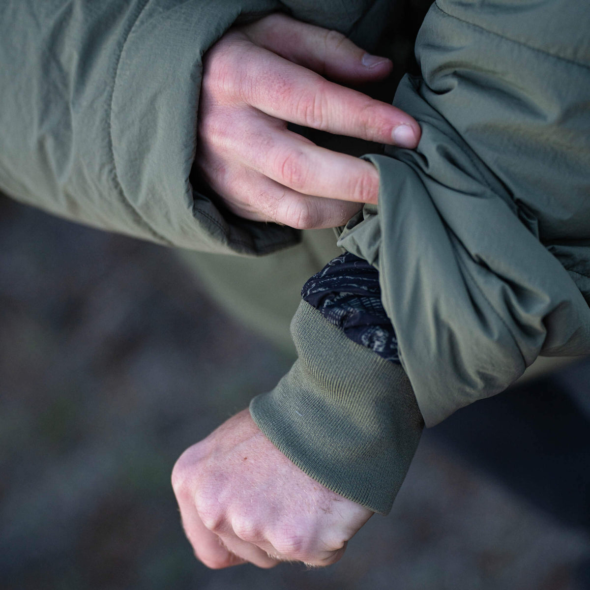 GRINNELL PUFFY ZIP JACKET 2.0 - OLIVE