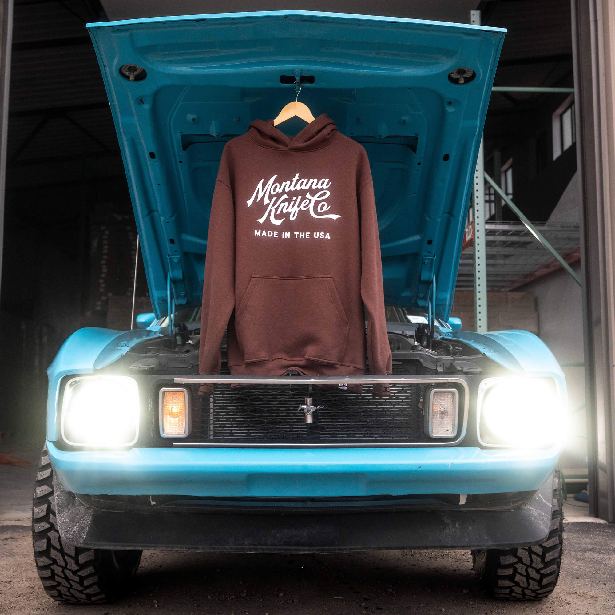 MKC HERITAGE HOODIE - USA MADE - TOBACCO