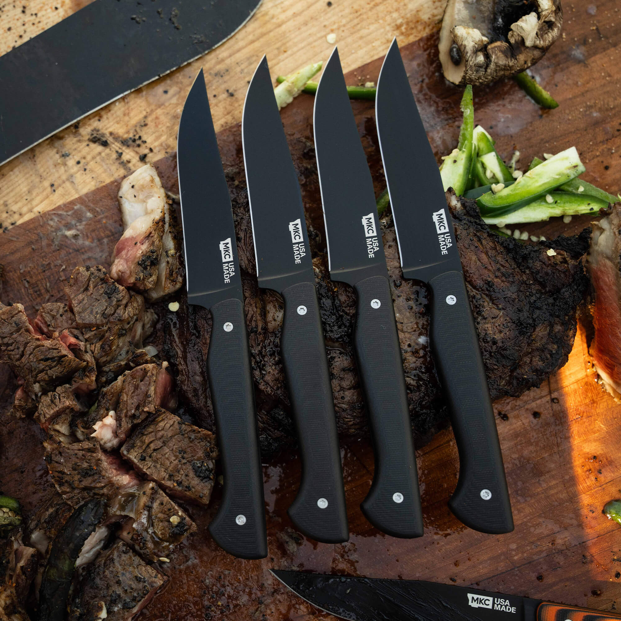 MKC STEAK KNIVES (SET OF 4) - PVD - BLACK