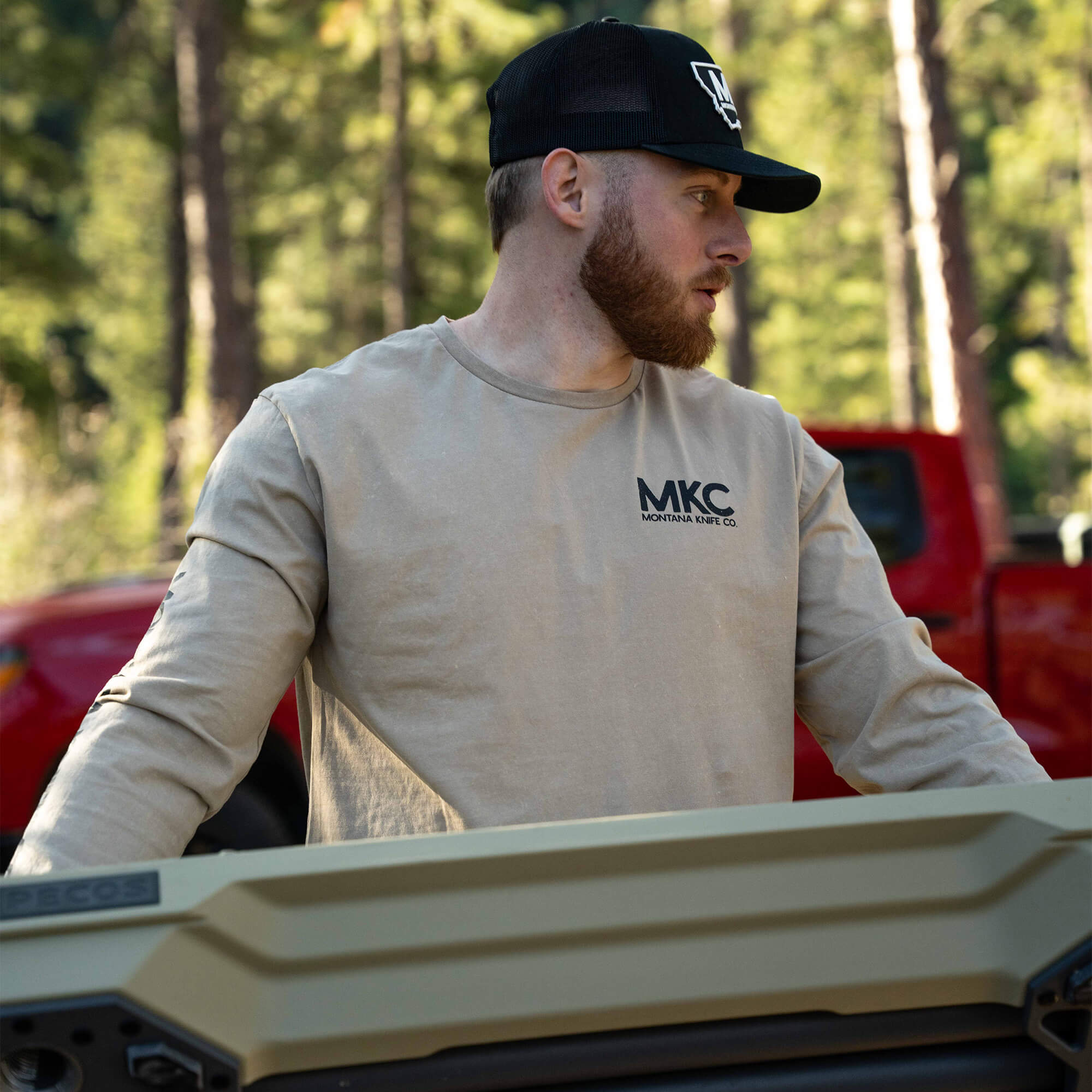 MKC STONEWASH LONG SLEEVE - QUICKSAND