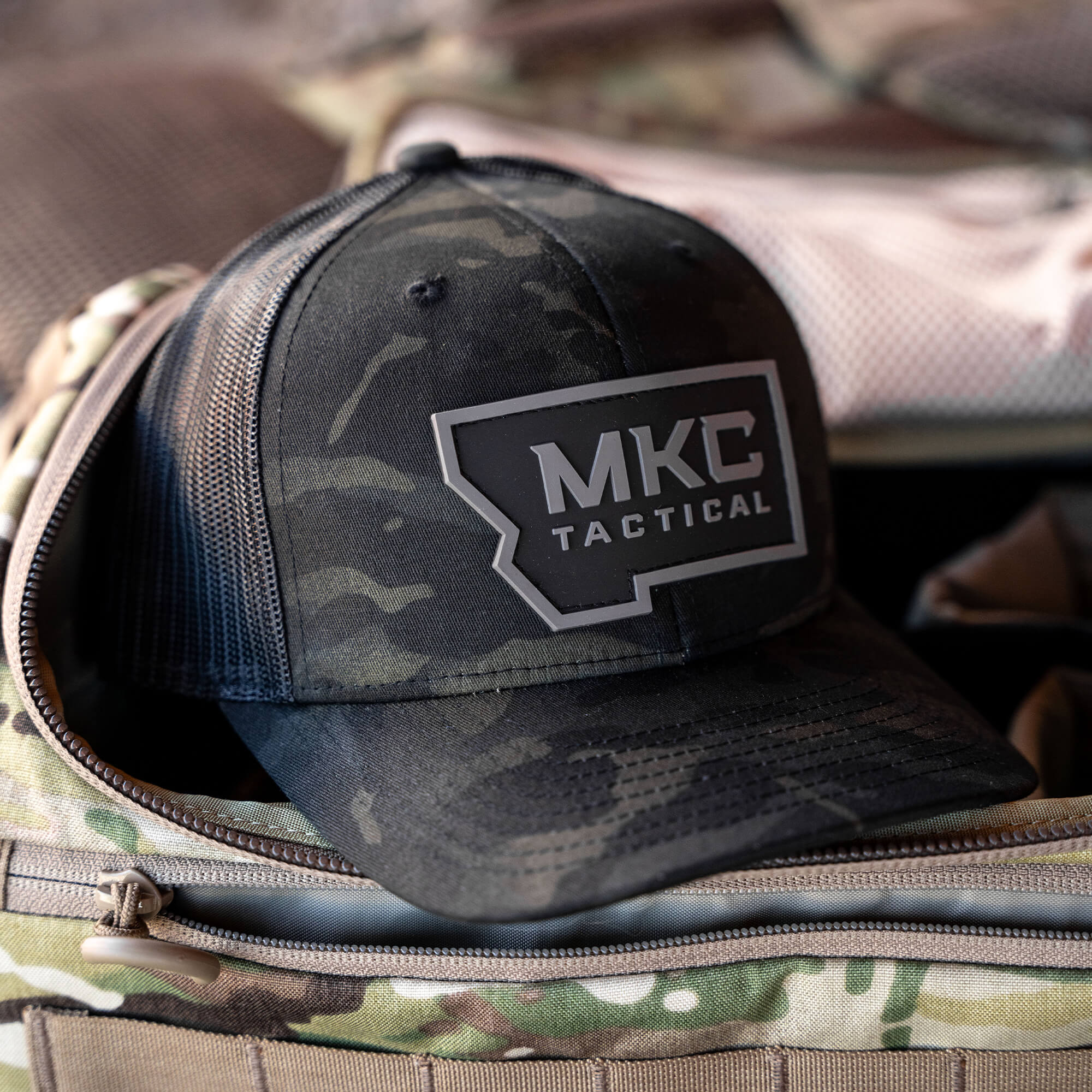 MKC TACTICAL SNAPBACK - MULTICAM BLACK