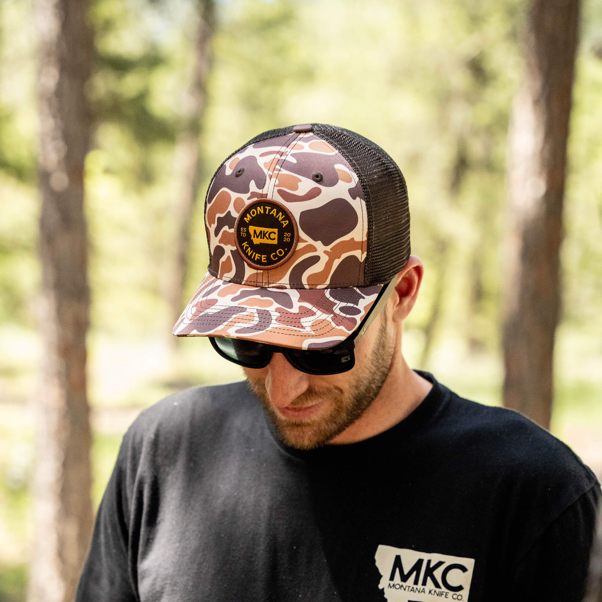 MKC VINTAGE CAMO TRUCKER HAT