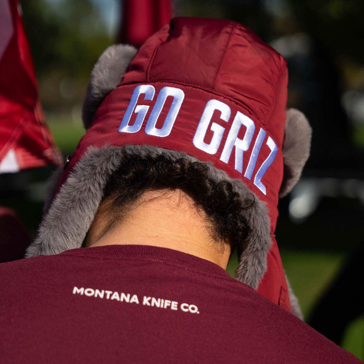 GO GRIZ TRAPPER HAT