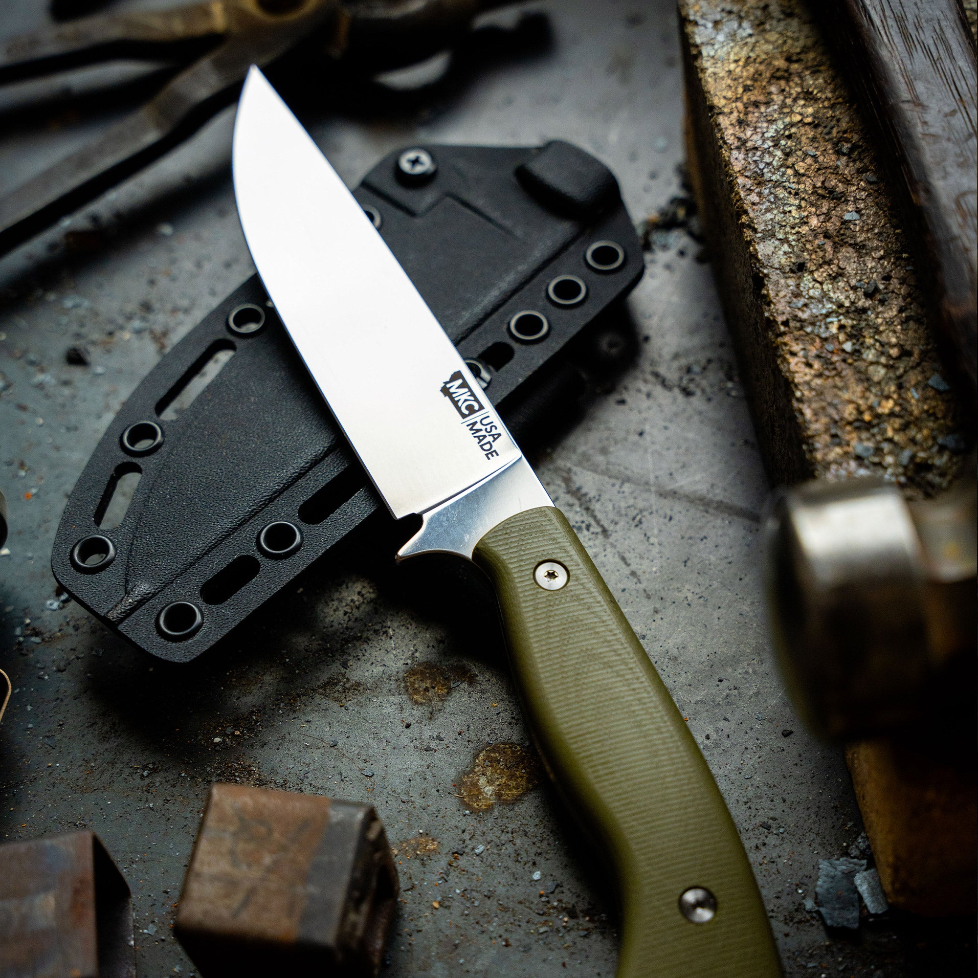 MAGNACUT SUPER CUB - DROP POINT HUNTER - OLIVE