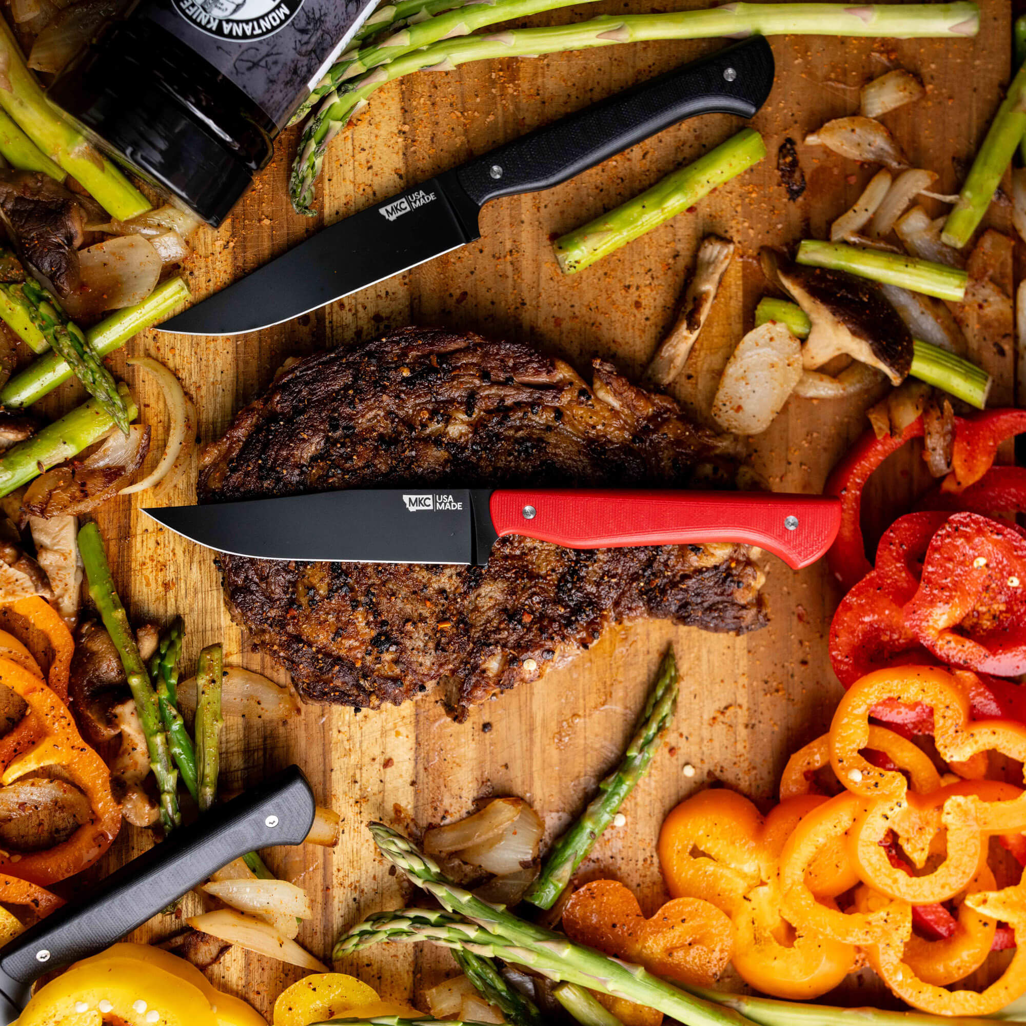 MKC STEAK KNIVES (SET OF 4) - PVD - RED