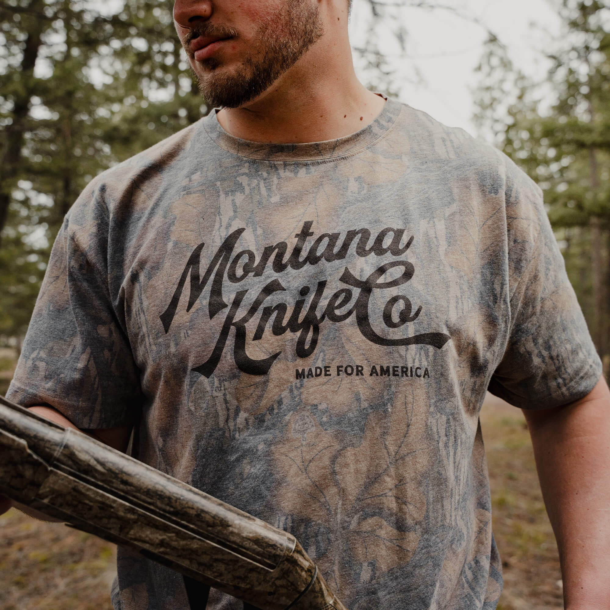MKC x MOSSY OAK WASHED TEE - FALL FOLIAGE