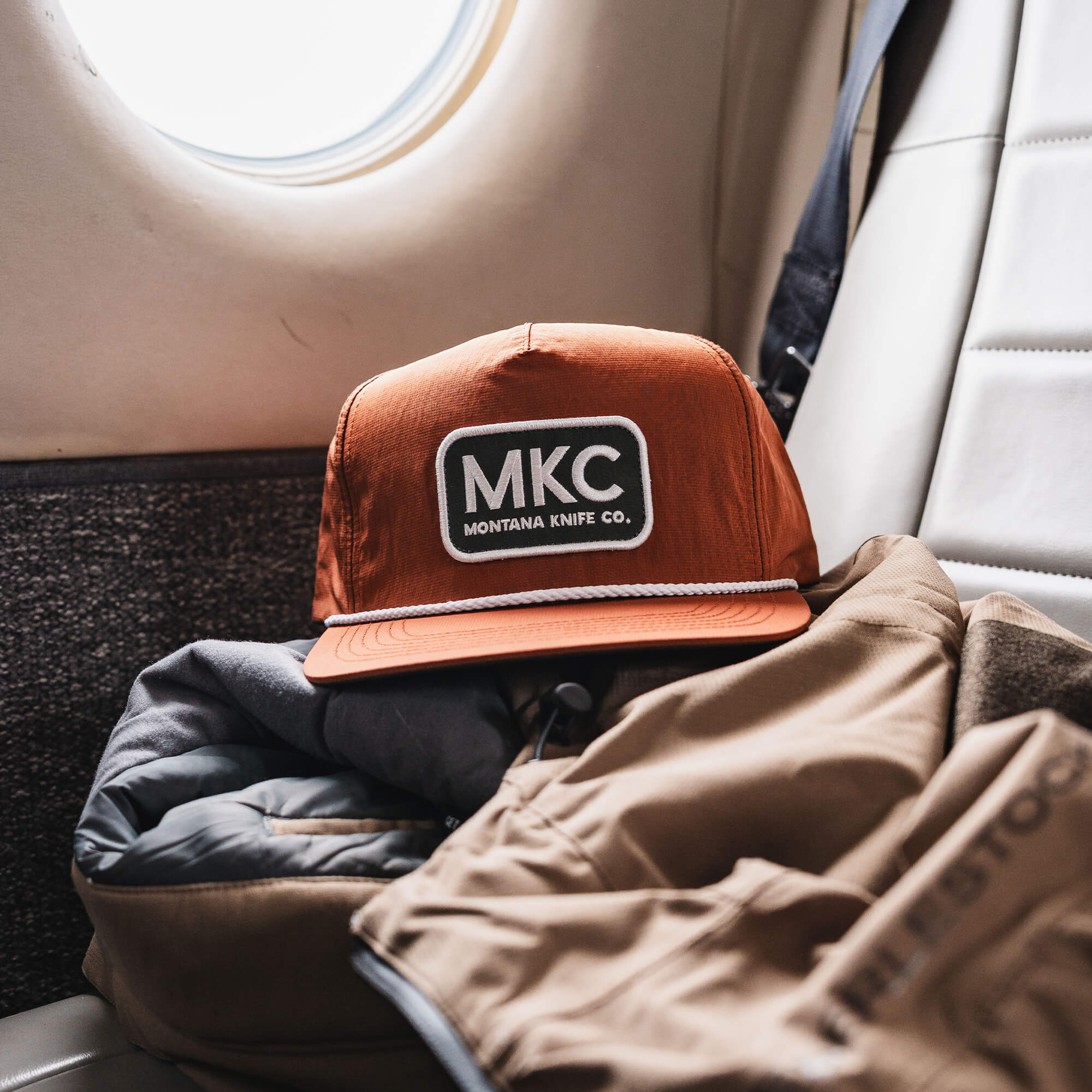 MKC RIVER ROPE HAT - RUST