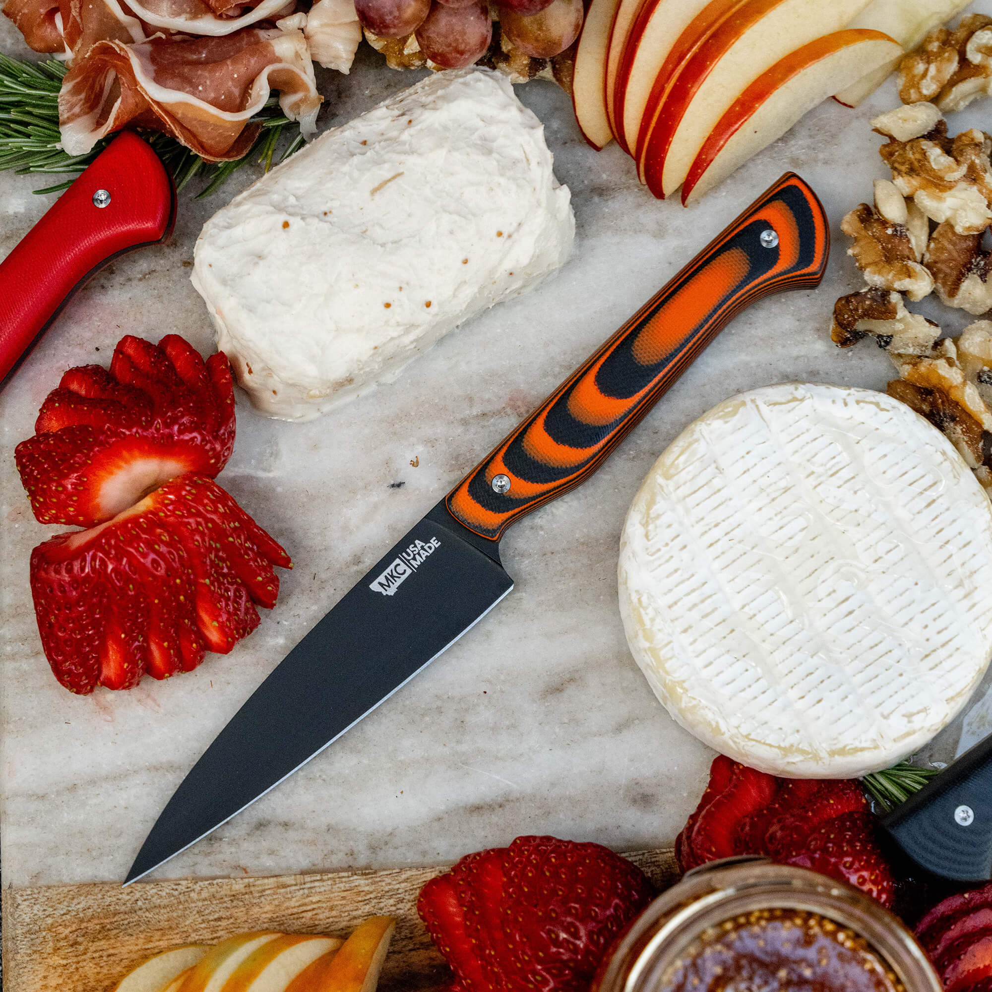 CUTBANK PARING KNIFE - ORANGE/BLACK