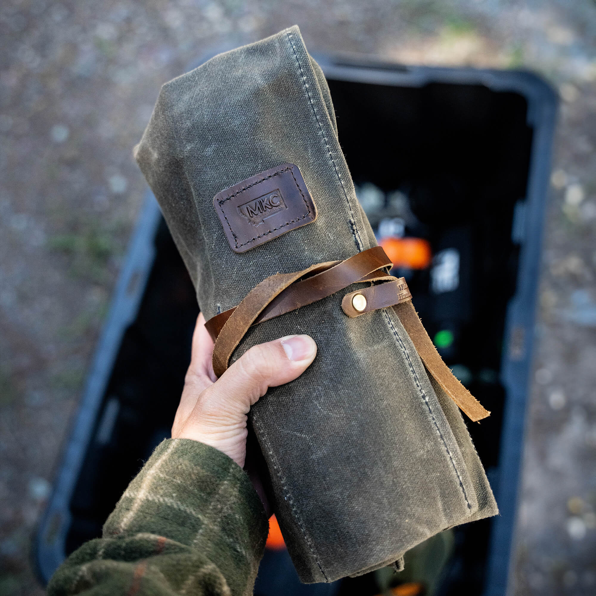 CANVAS KNIFE ROLL - USA MADE