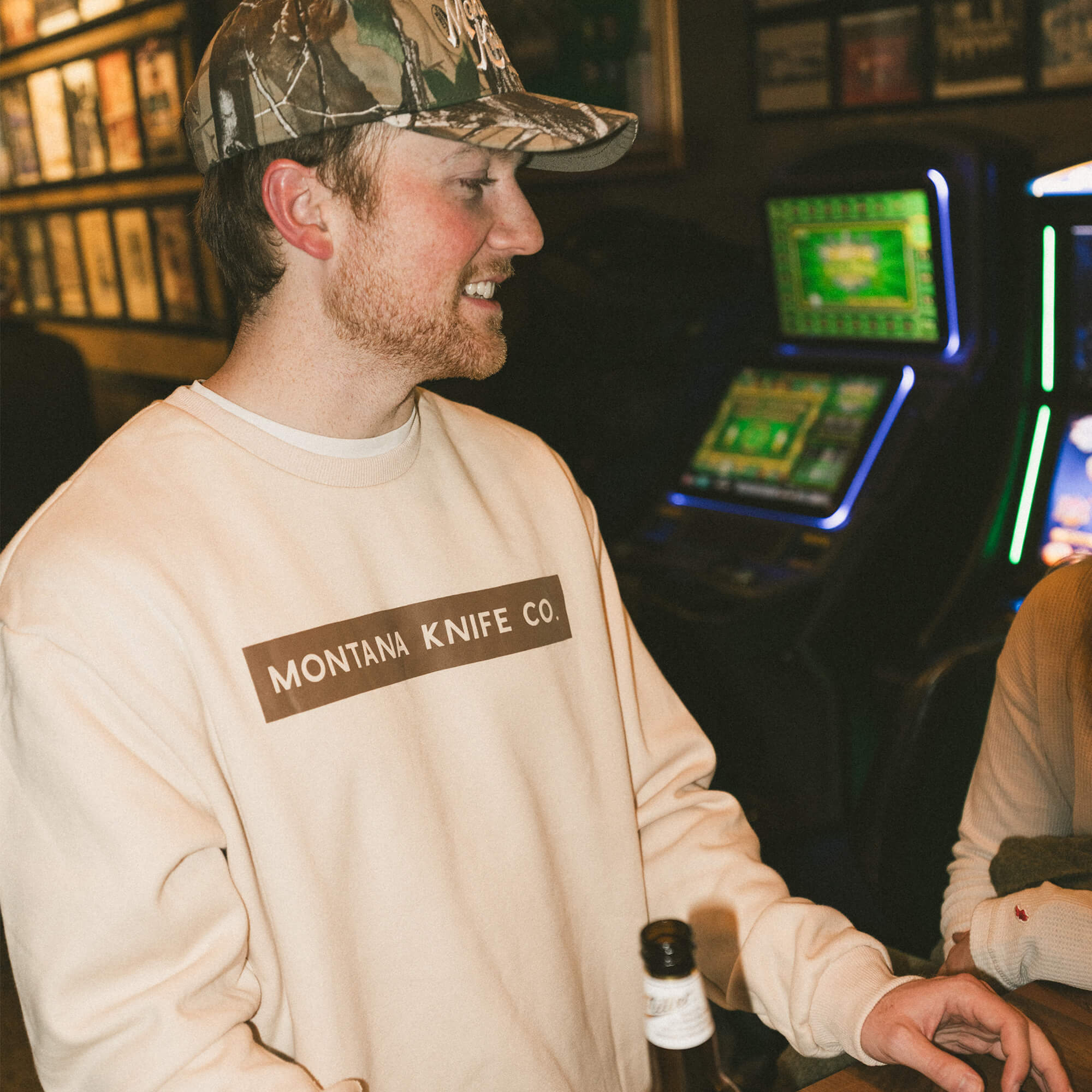 MKC CREWNECK SWEATSHIRT - NATURAL