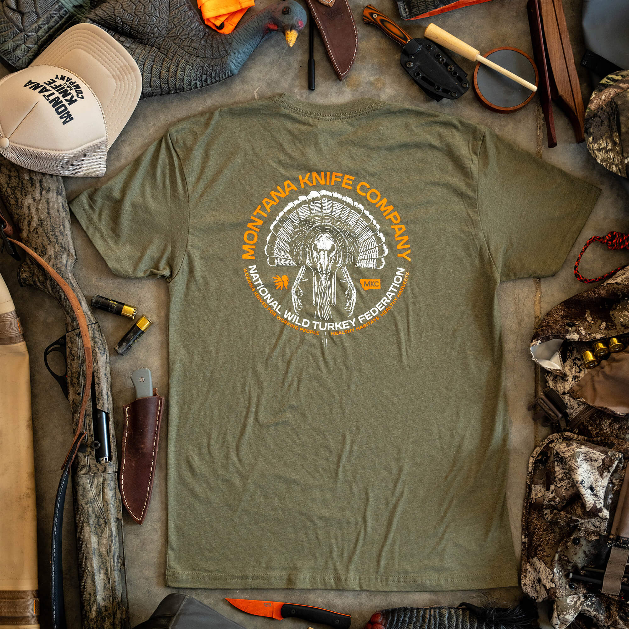 MKC x NWTF COLLAB FUNDRAISER TEE 2.0 - MILITARY GREEN