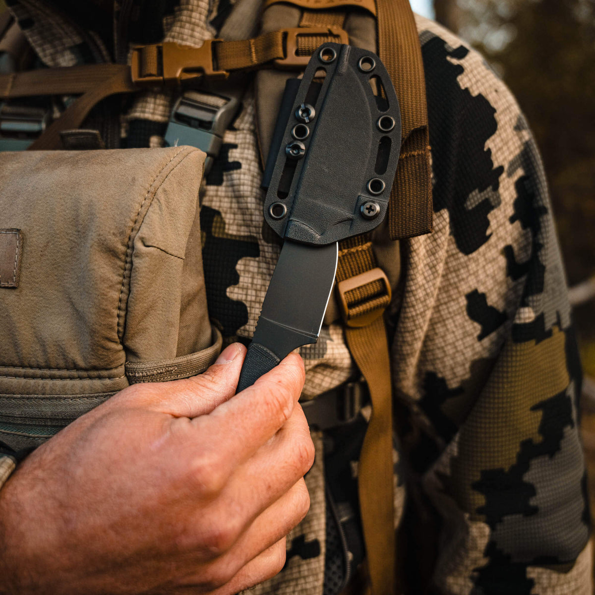 MKC ELK KNIFE - PVD - BLACK