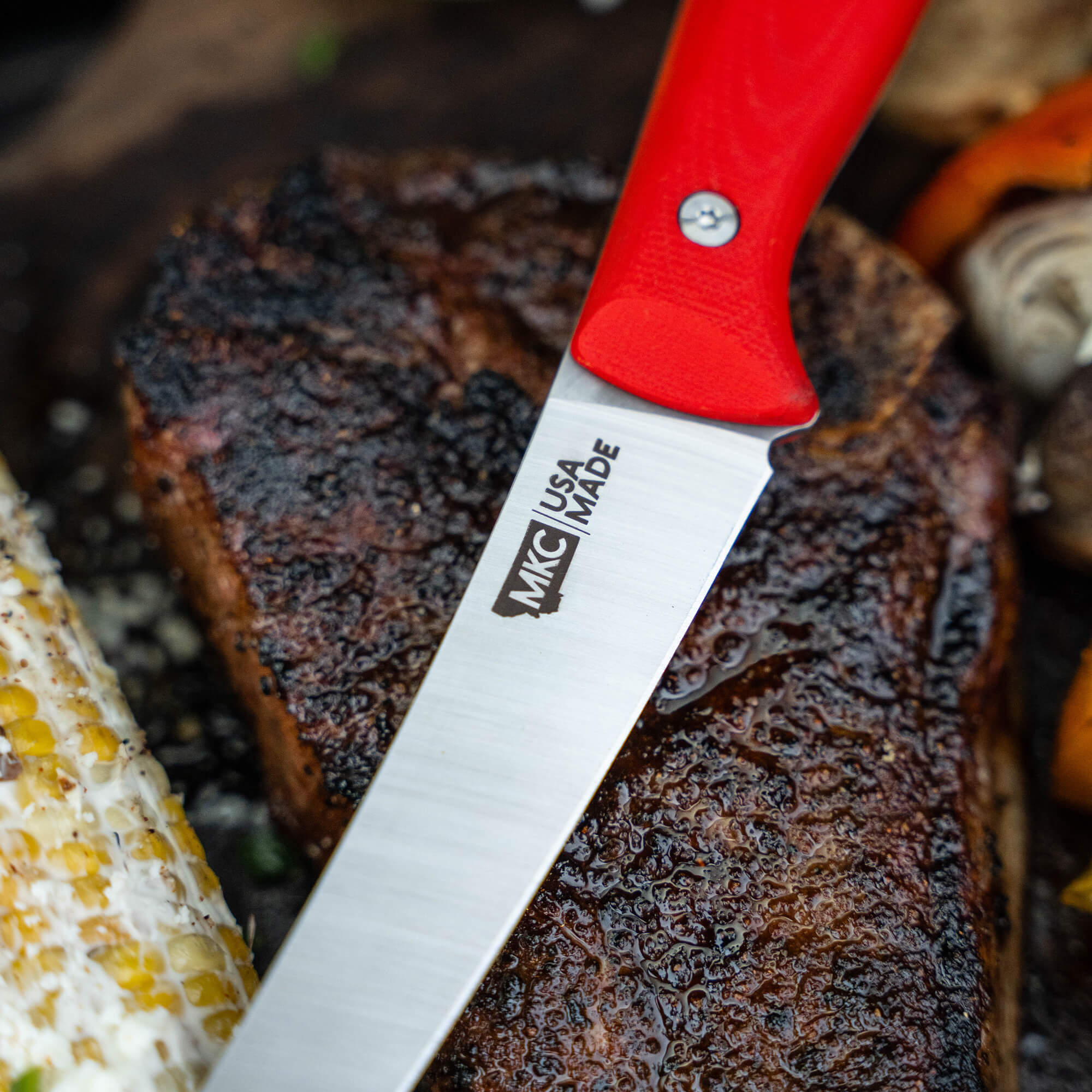 BONING BUTCHER KNIFE - RED