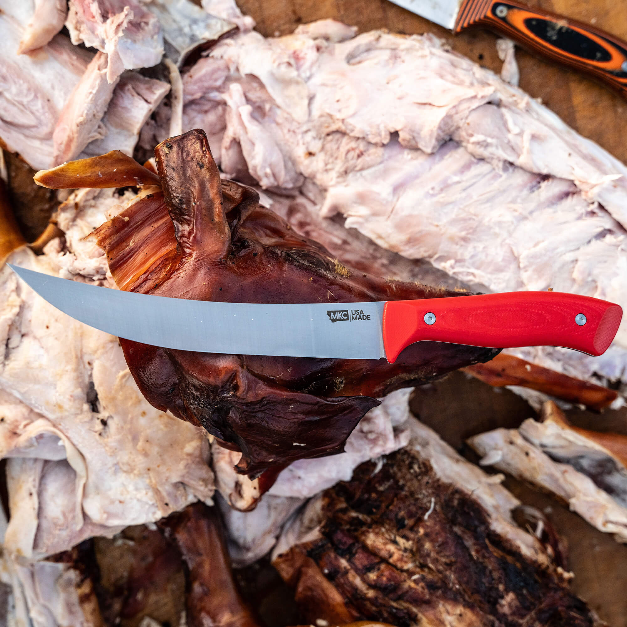 BREAKING BUTCHER KNIFE - RED