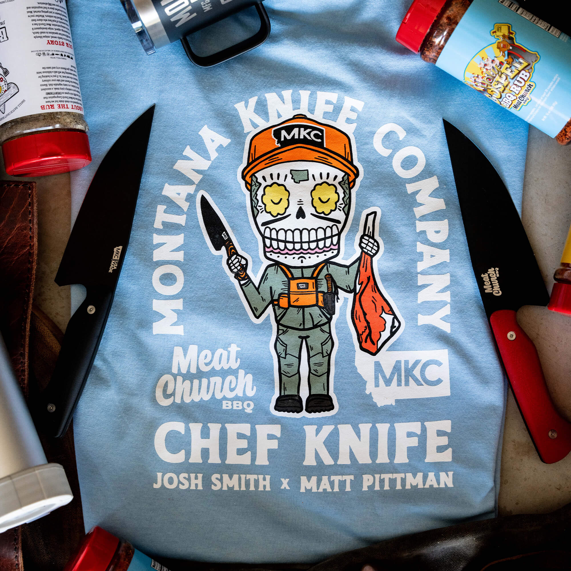 MKC x MEAT CHURCH - POCKET TEE