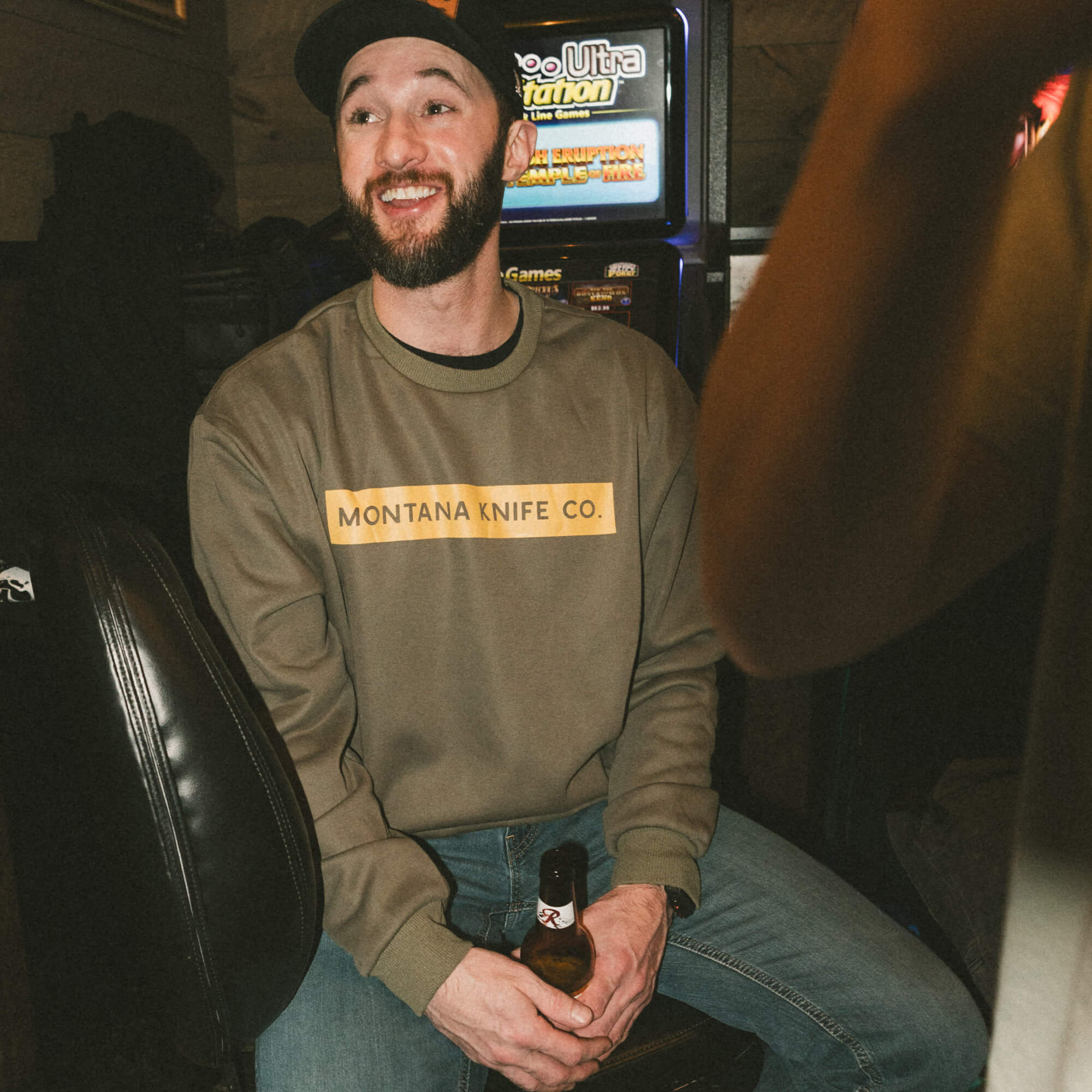 MKC CREWNECK SWEATSHIRT - OLIVE