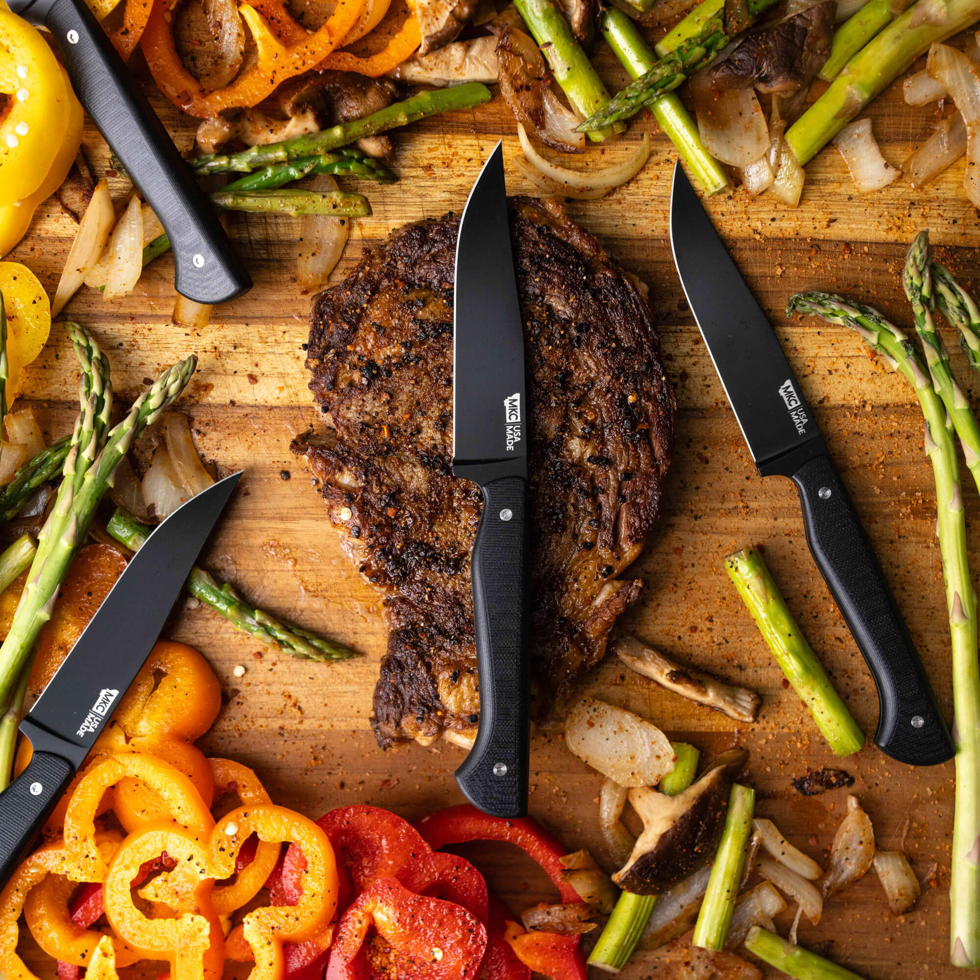 MKC STEAK KNIVES (SET OF 4) - PVD - BLACK