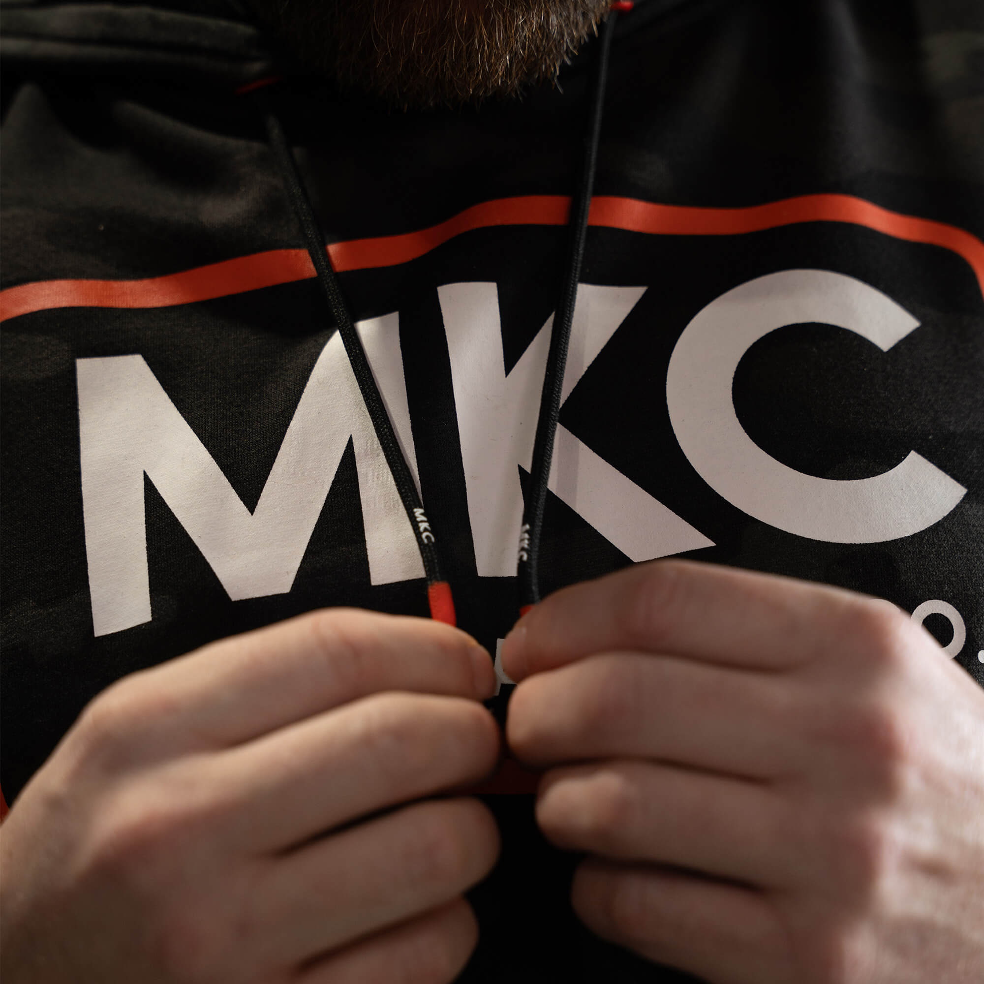MKC FLEECE HOODIE - DARK WOODLAND CAMO